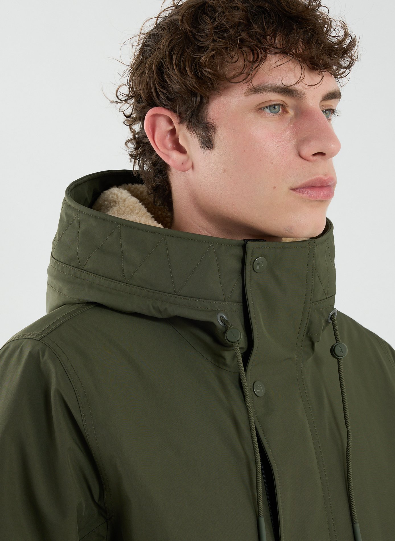 Parka Fishtail Gore-tex matelassée  AIGLE Kaki