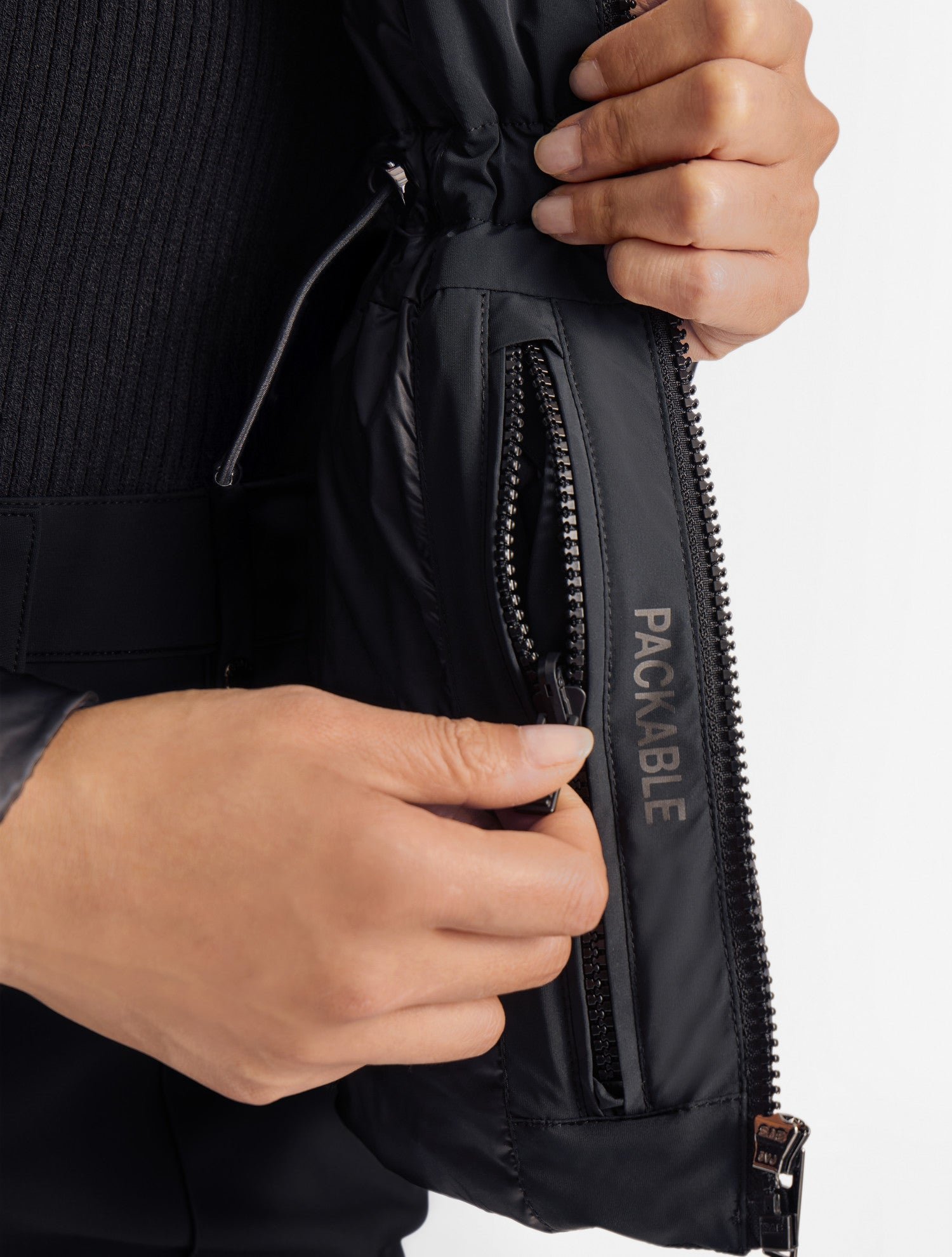 Doudoune kerin col montant coupe regular FUSALP Noir