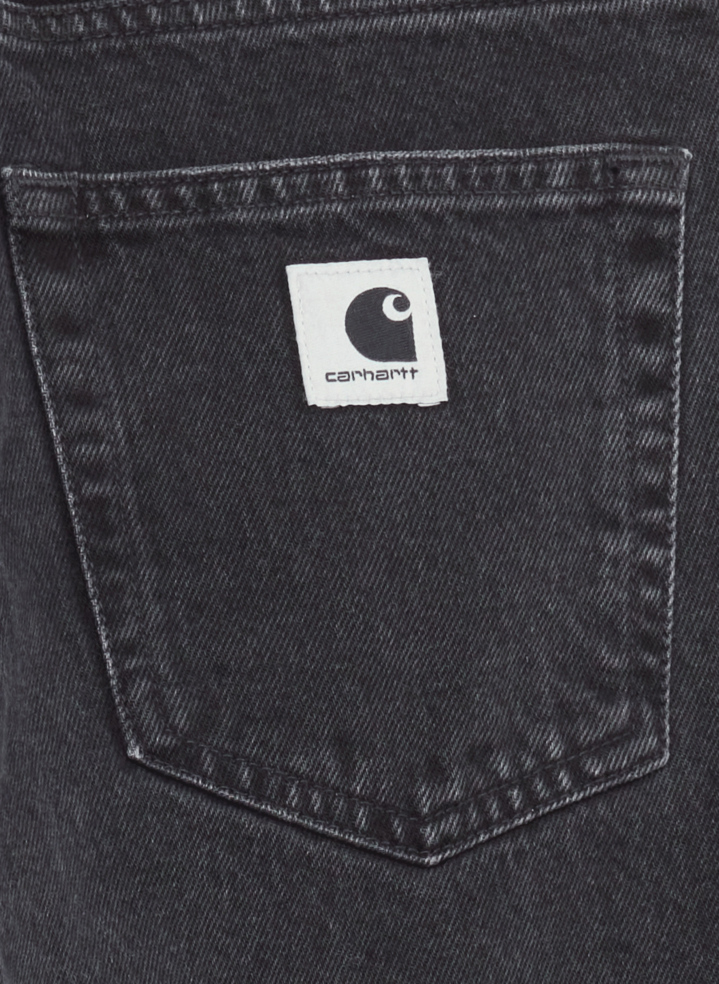 Jean droit en coton CARHARTT WIP Noir