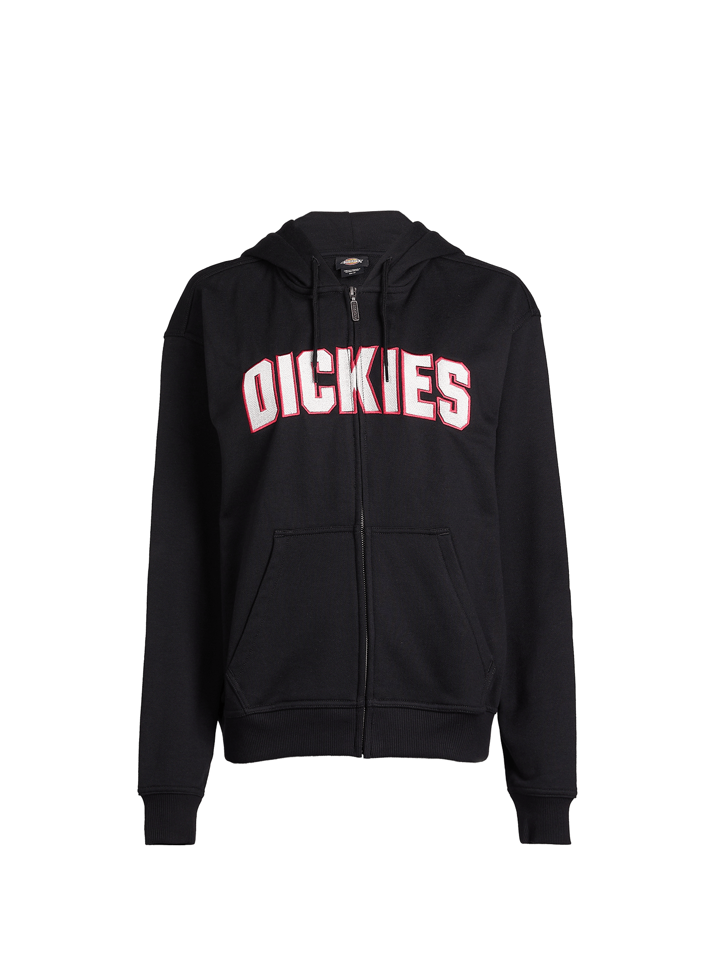 Zip hooded sweatshirt in blended cotton DICKIES Red