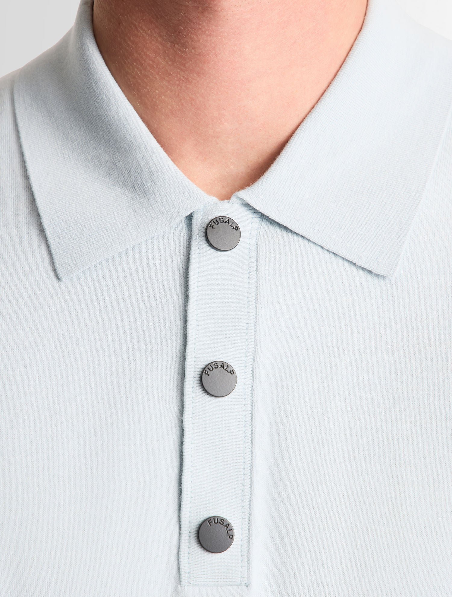 Polo manches courtes henryo col polo coupe regular FUSALP Bleu