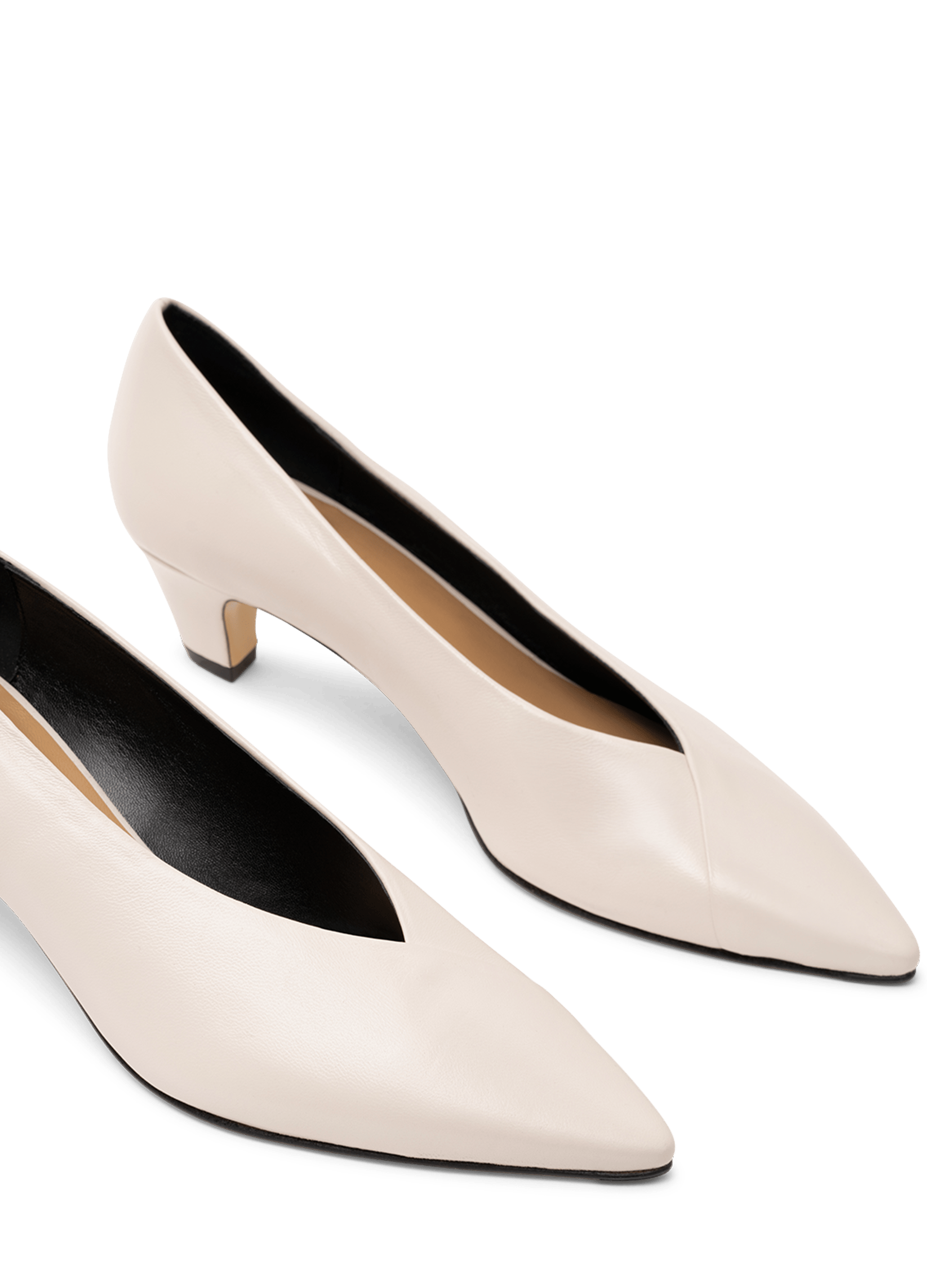 Escarpins casina en nappa PARALLELE Blanc