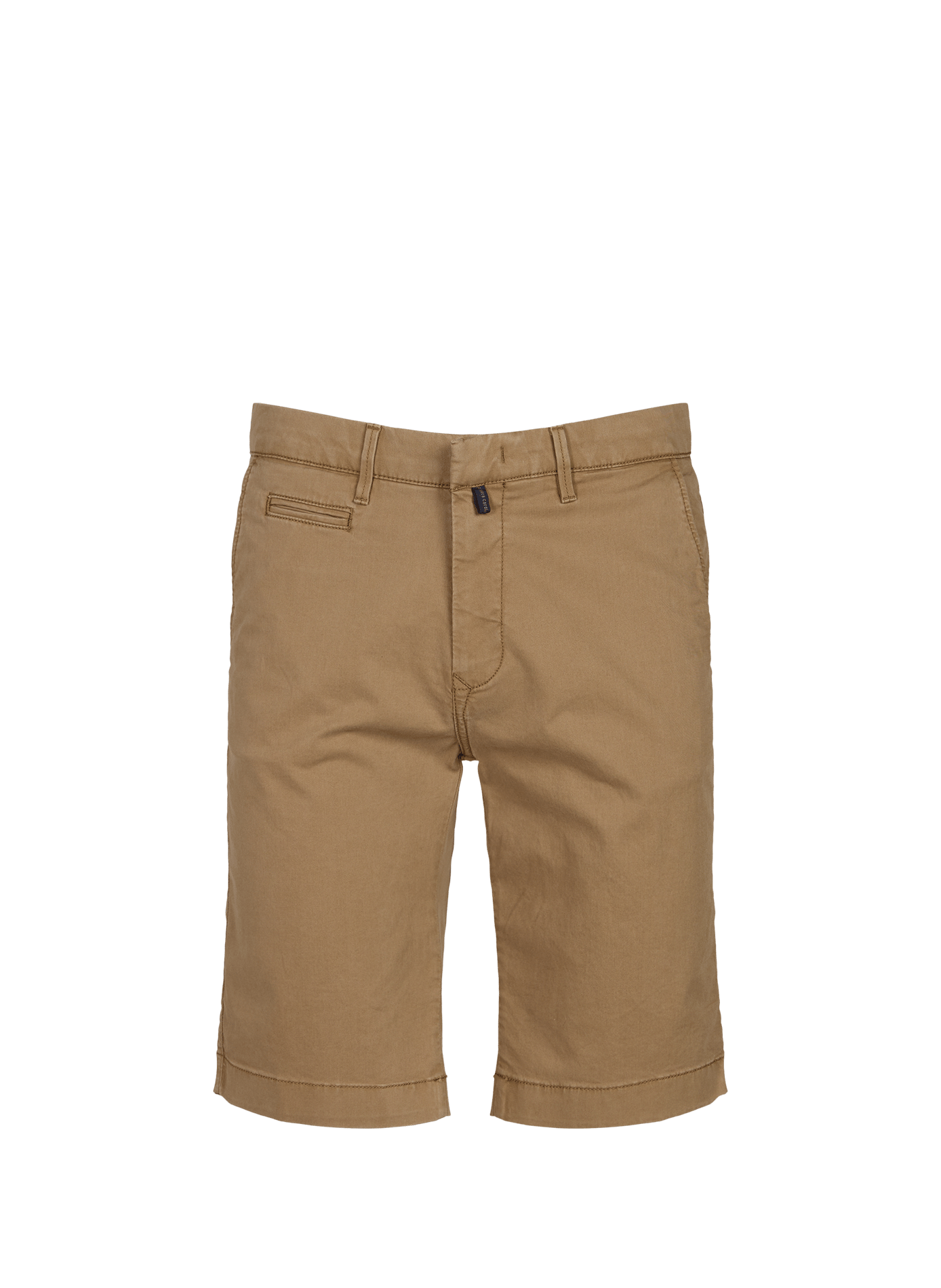 Short regular fit en coton mélangé PIERRE CARDIN Marron