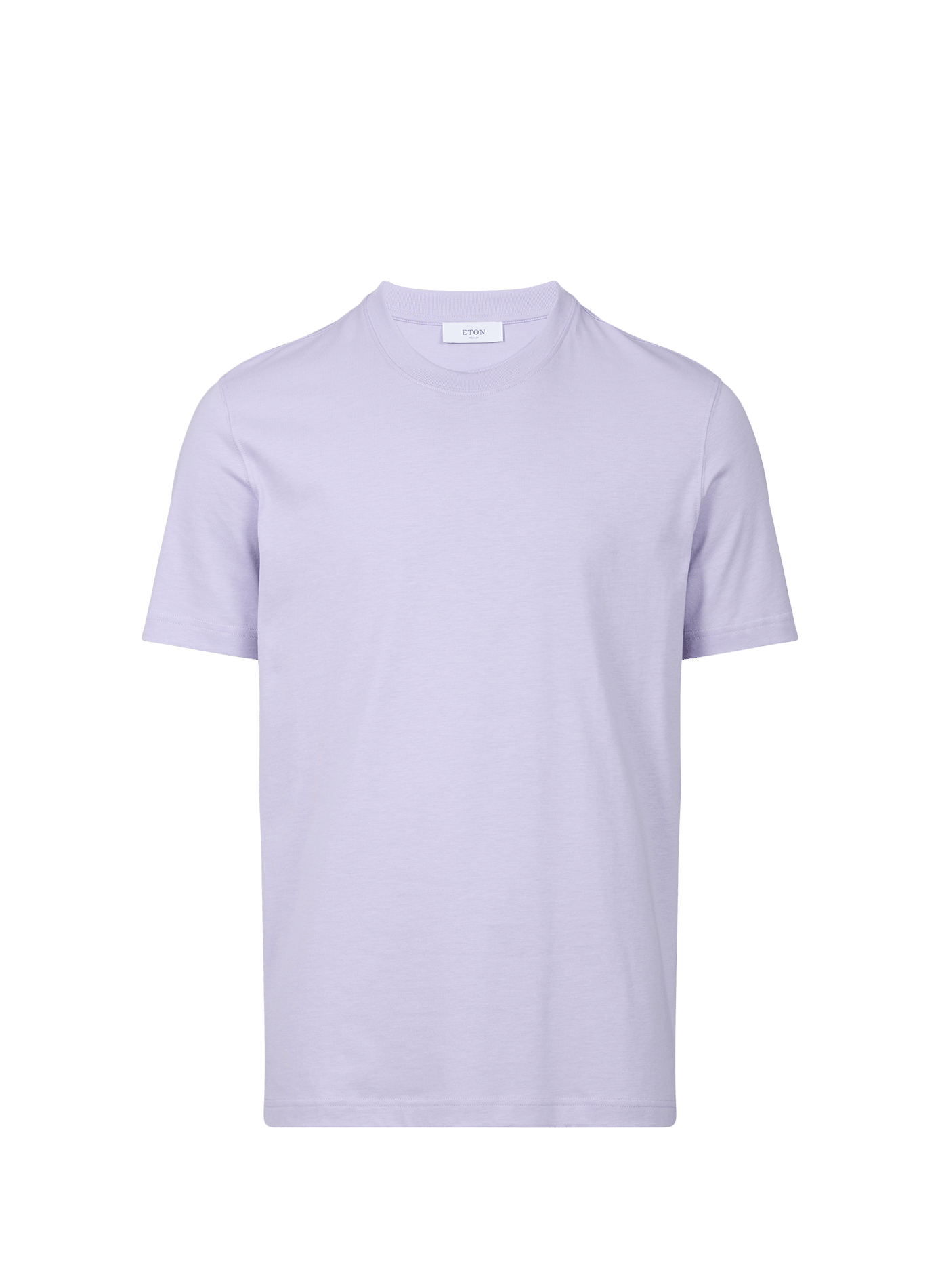 Effen T-shirt met rechte pasvorm ETON Paars