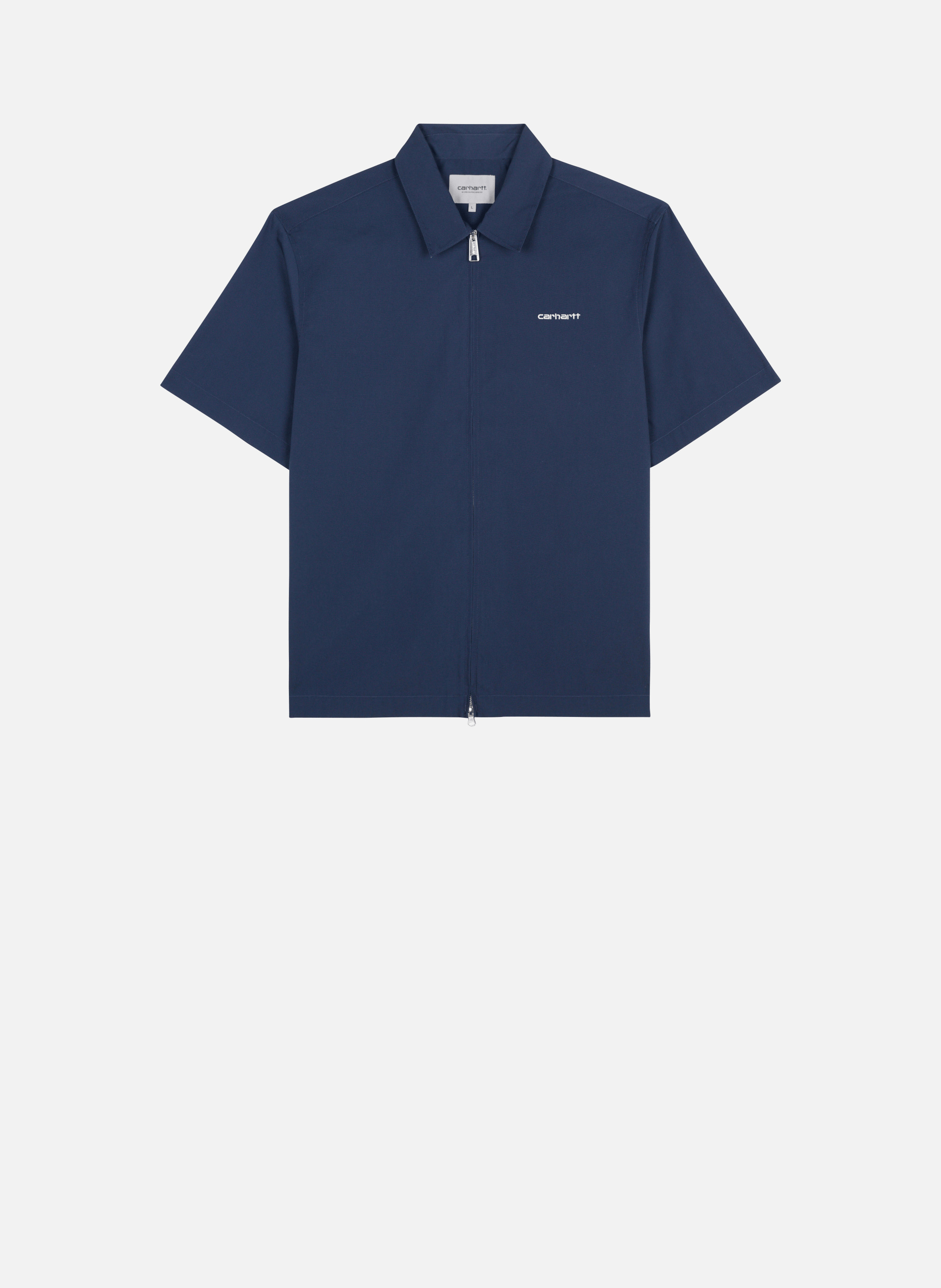 Chemise s/s postal zip shirt CARHARTT WIP Bleu