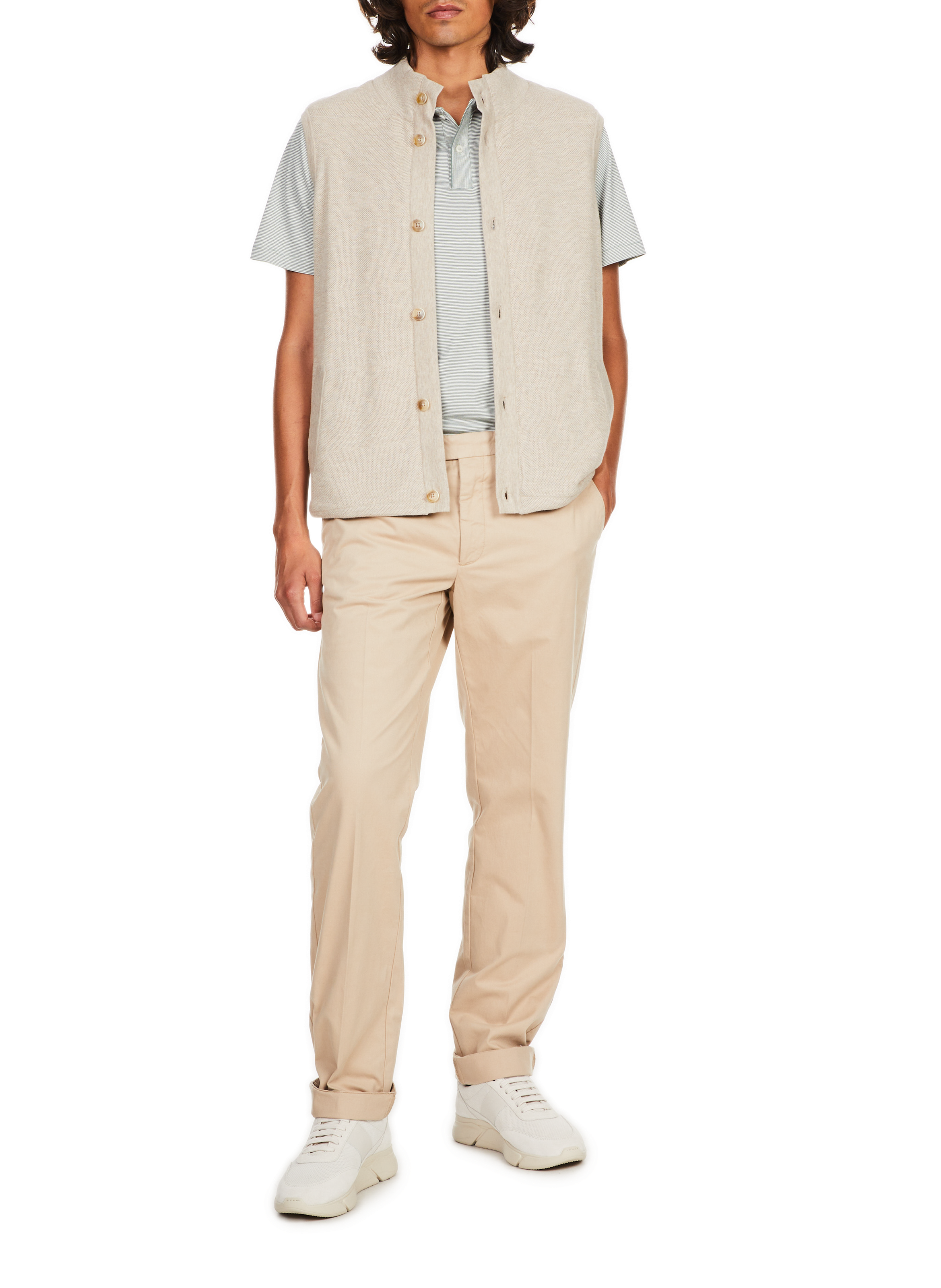 Chino broek van katoen HACKETT Beige