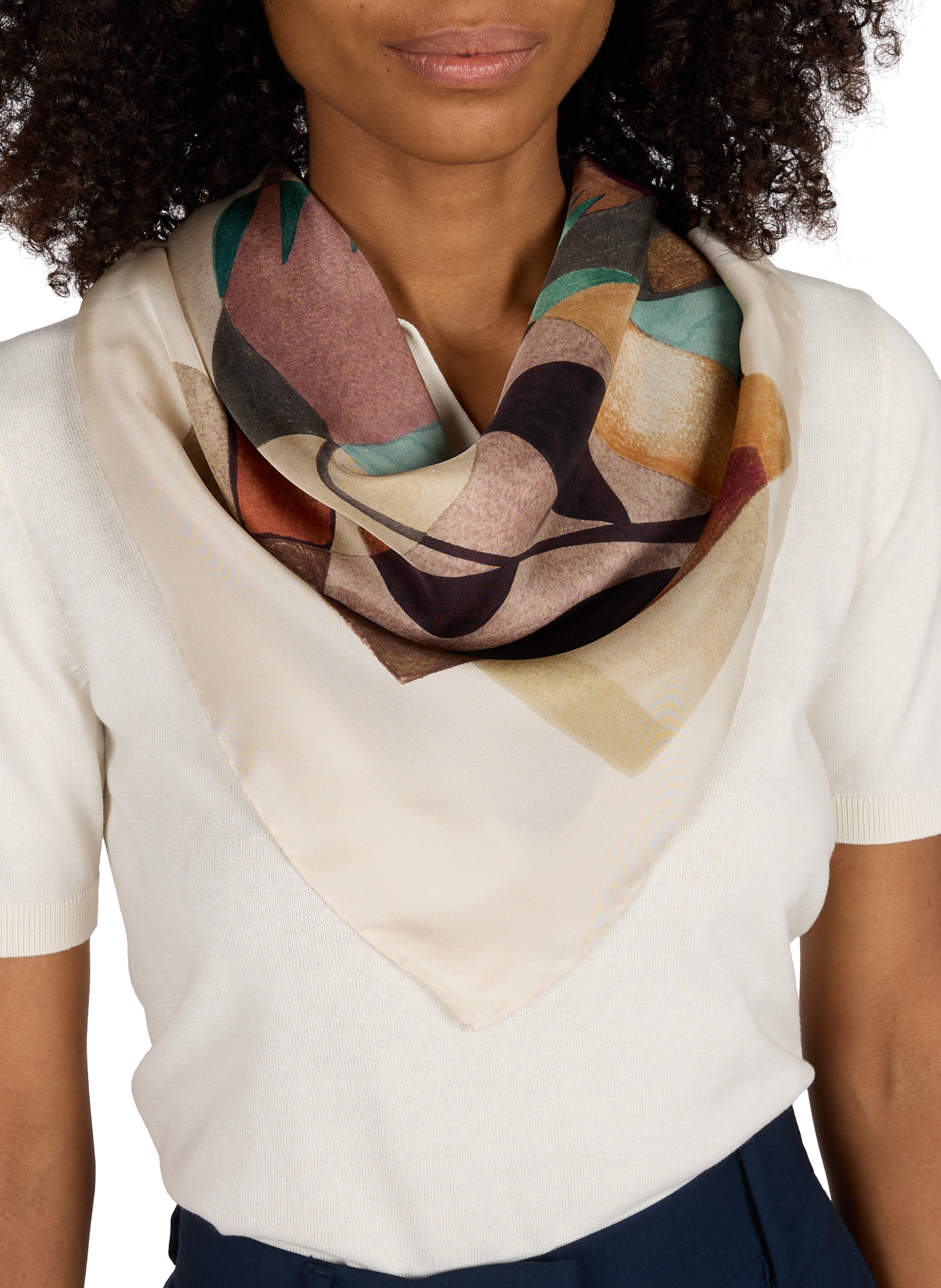 Silk printed scarf | Multicolour AU PRINTEMPS PARIS Women