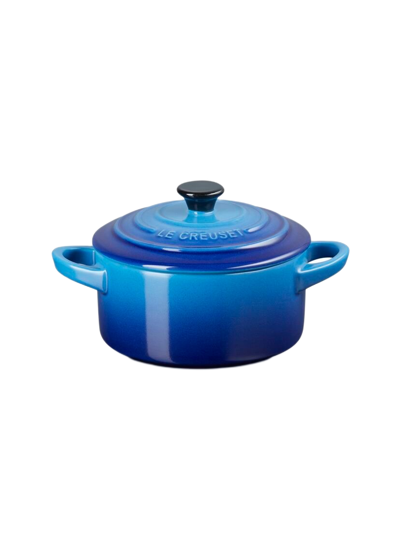 Mini-Kochtopf aus Keramik LE CREUSET Blau