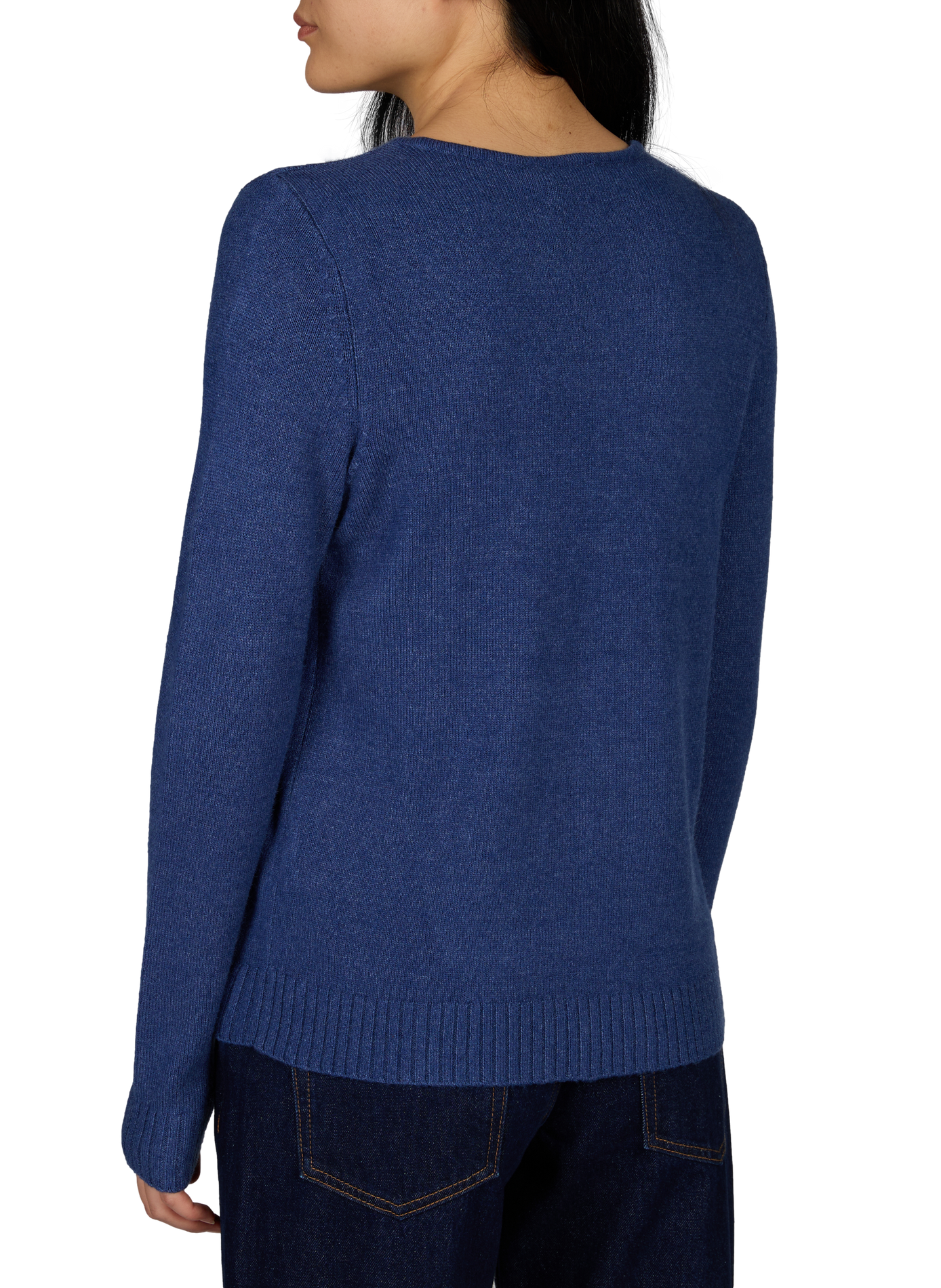V-neck jumper VILA Blue