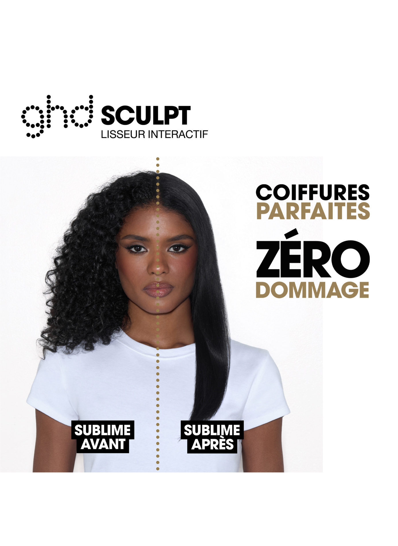 Lisseur GHD Sculp GHD Blanc