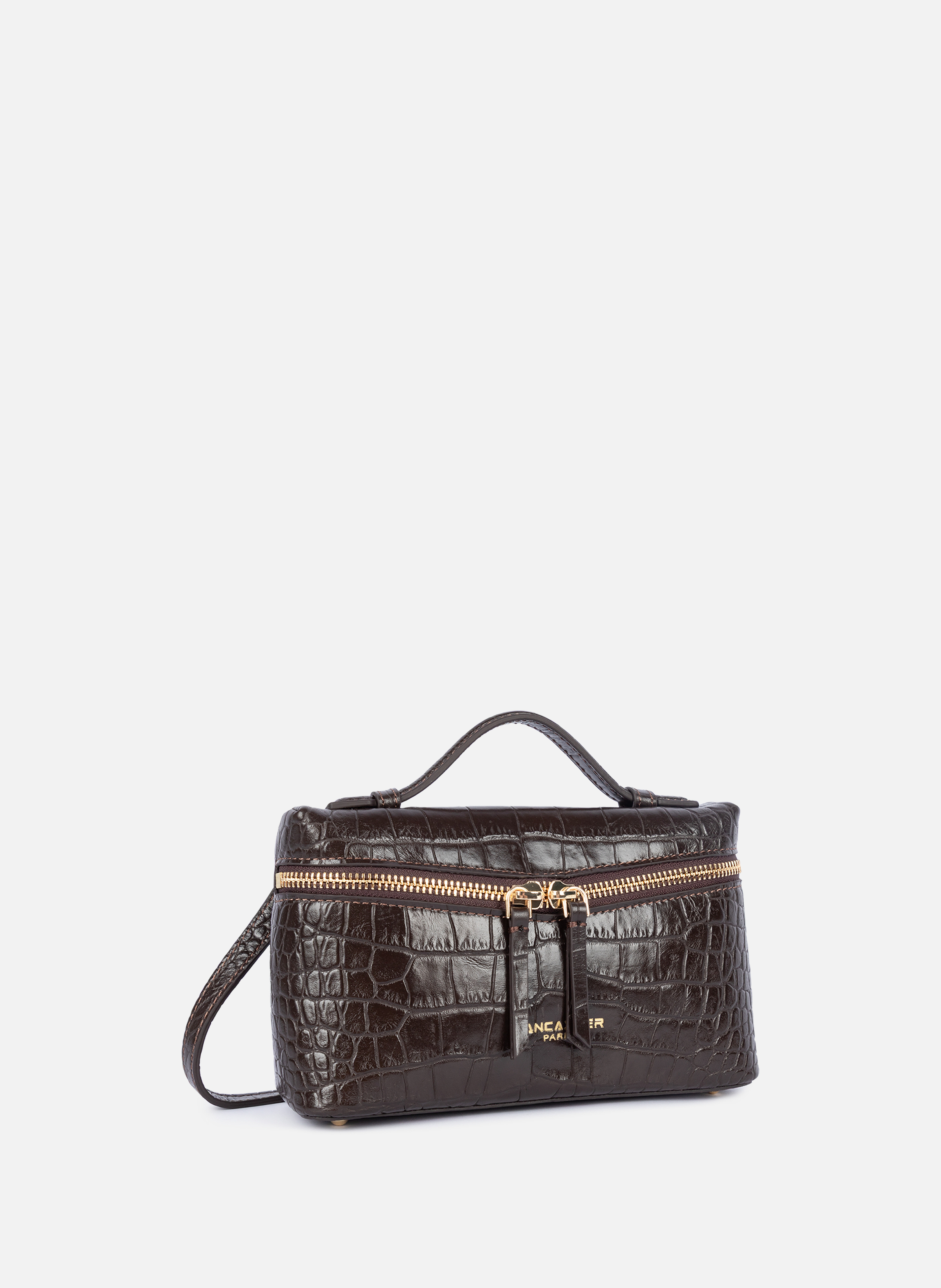 Kleine doosvormige tas - exo LANCASTER Bruin
