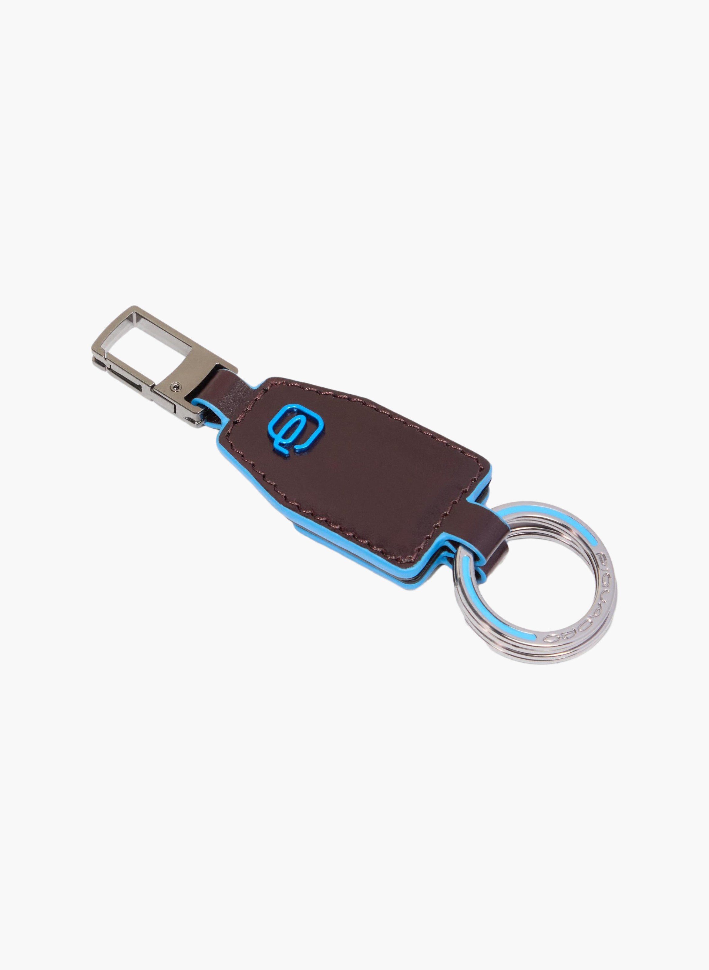 Porte-clés en cuir divisible PIQUADRO Marron
