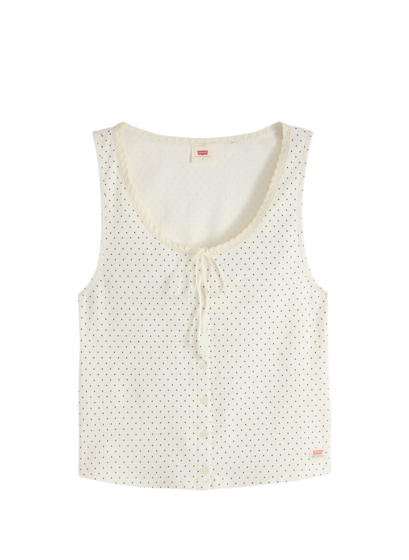 Cotton-blend round-neck T-shirt LEVI'S White