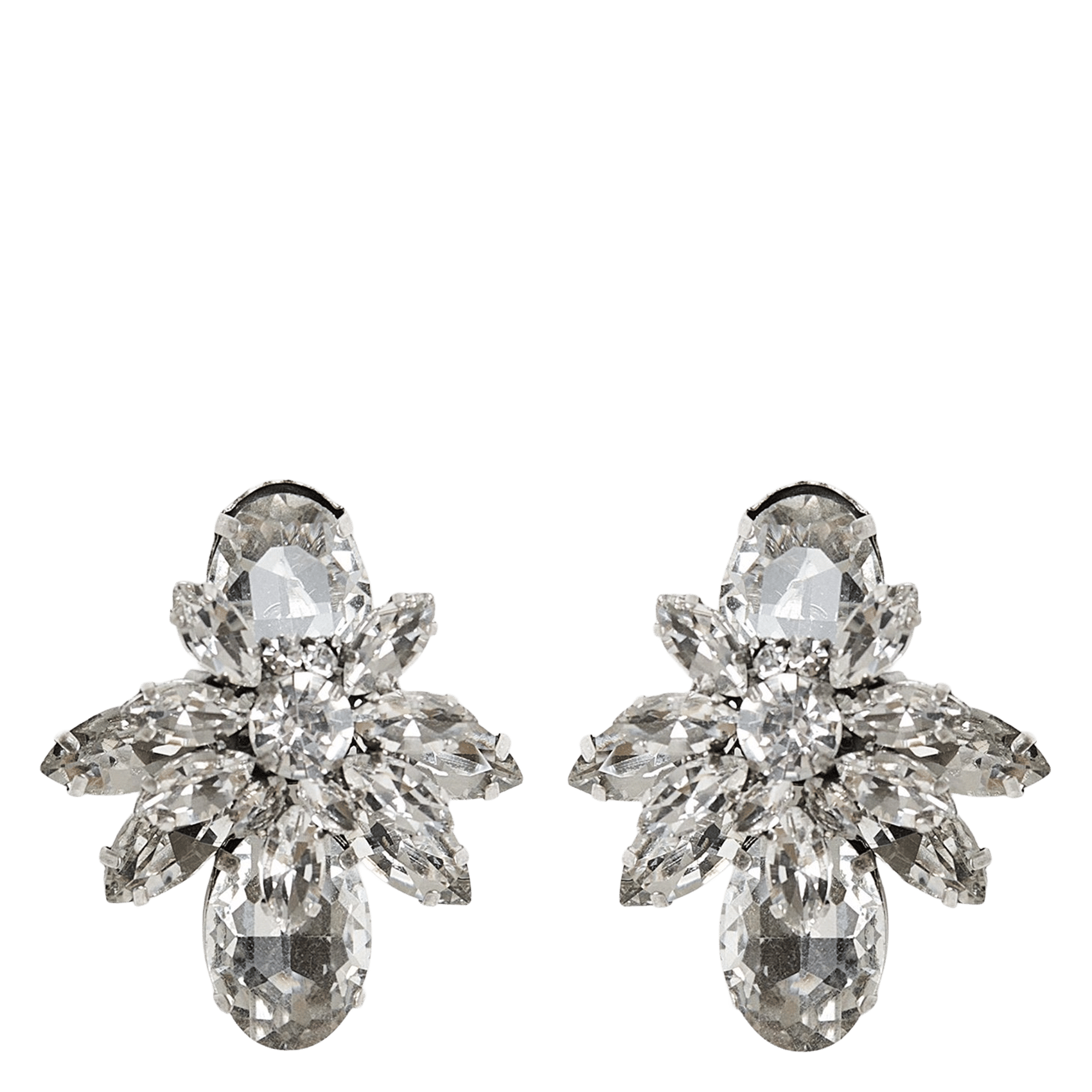 Boucles d'oreilles en laiton mélangé kubito ESSENTIEL ANTWERP Argent