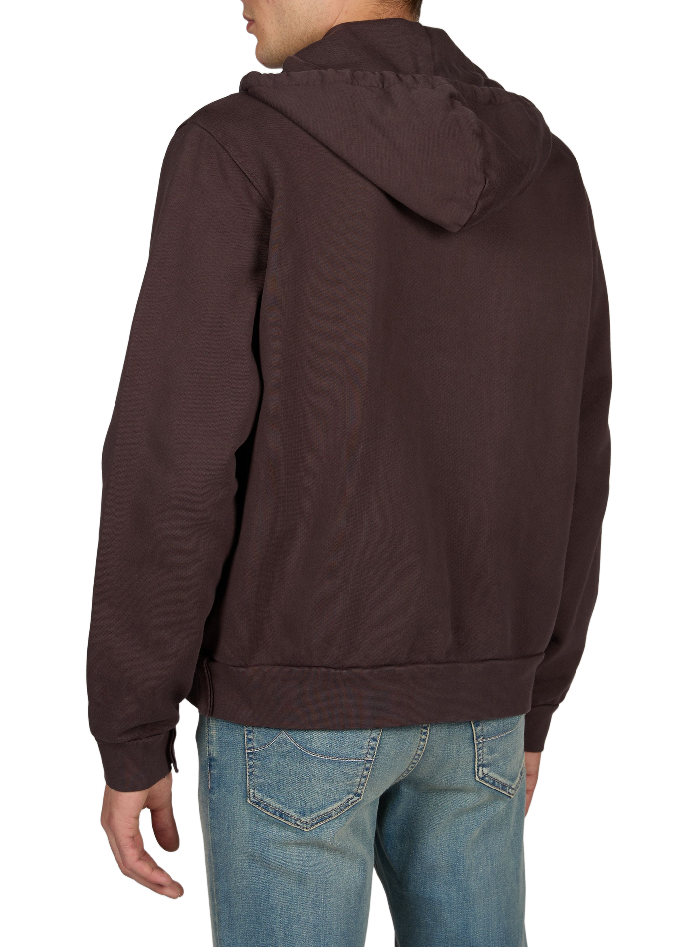 Cotton Hooded Sweatshirt CAMIEL FORTGENS Brown