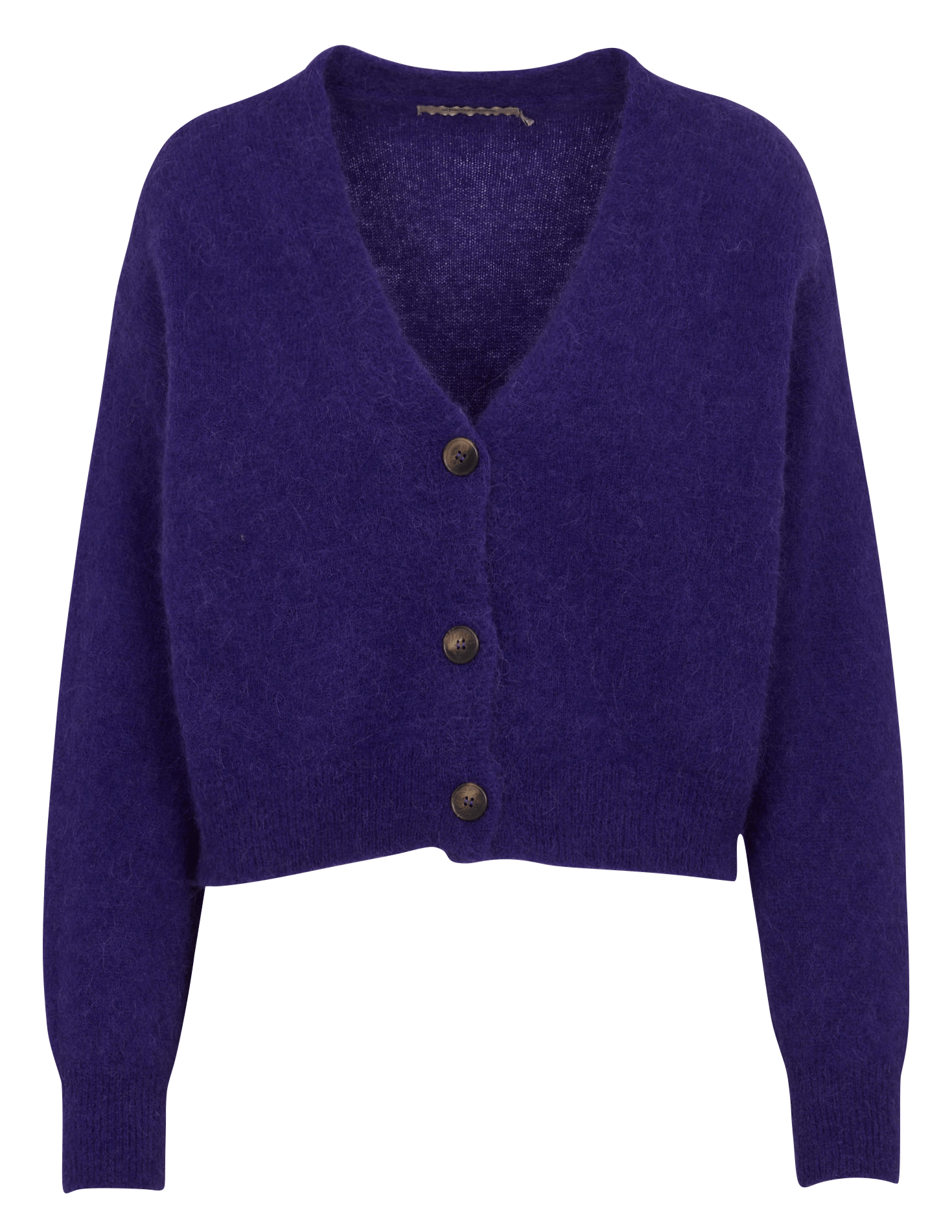 Oversized vest van gemengde wol LA FEE MARABOUTEE Paars