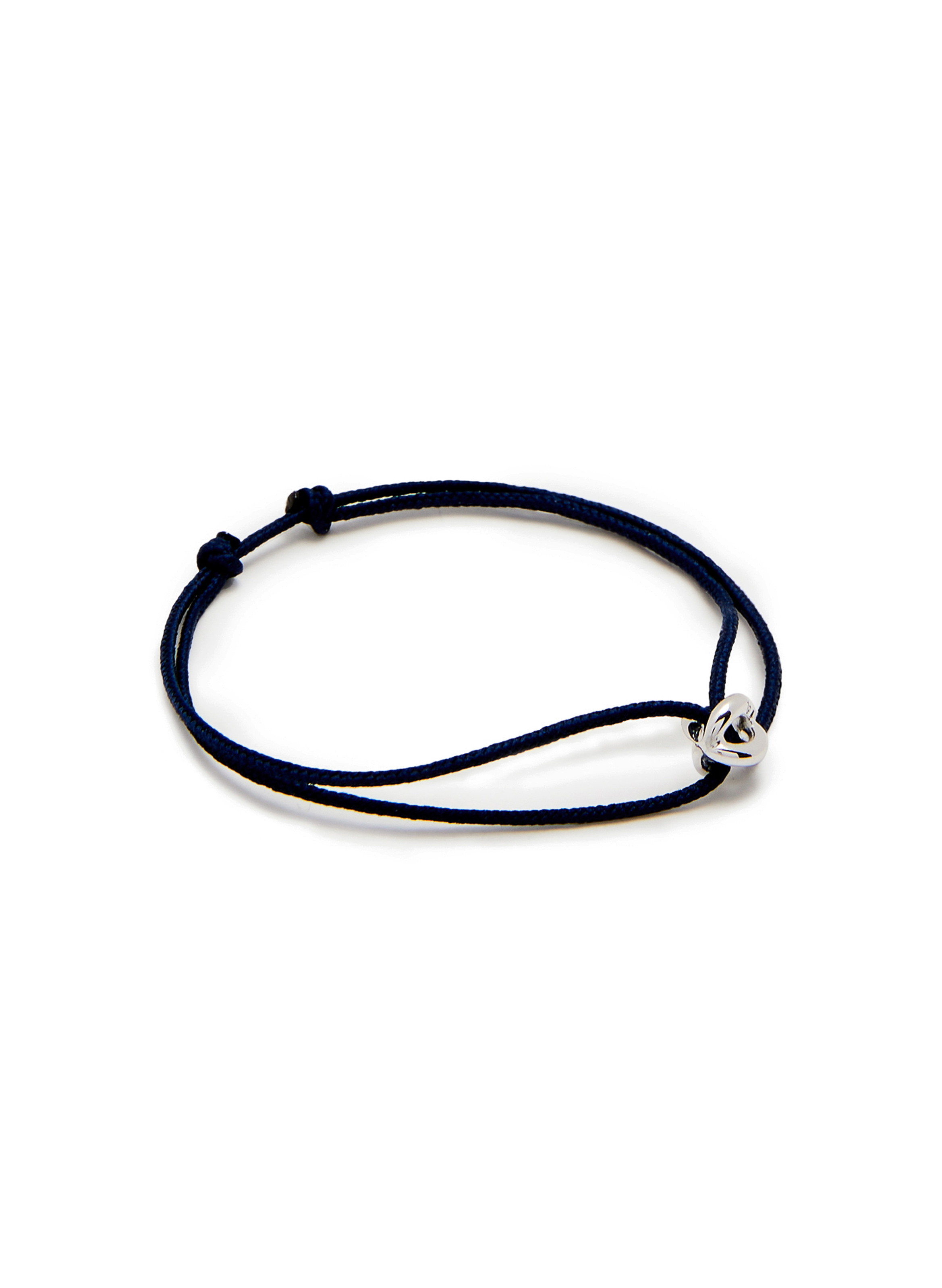 Bracelet cordon entrelacs 3g en argent