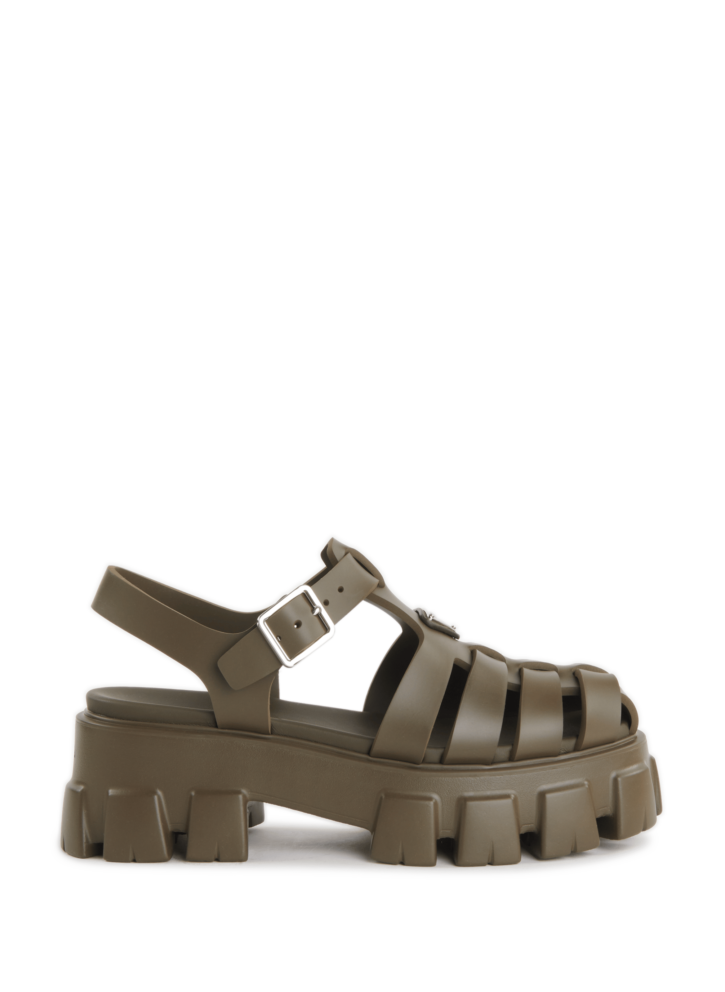 Strappy sandals PRADA Beige