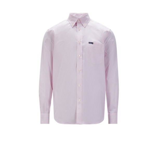 Façonnable Striped Shirt In Pink