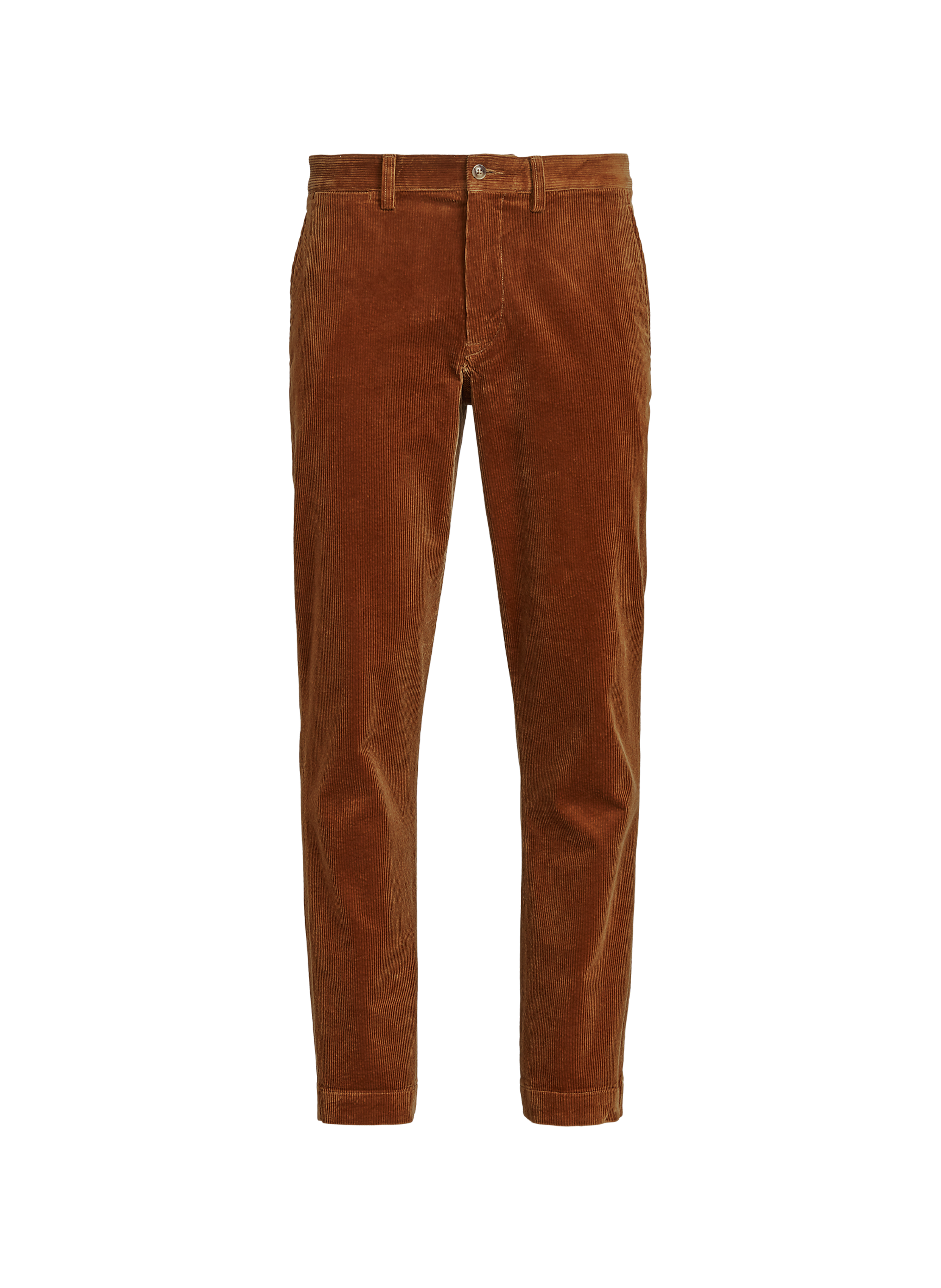 Straight corduroy trousers POLO RALPH LAUREN Brown