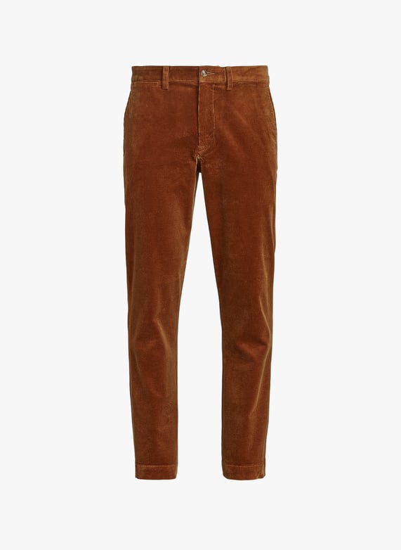 Straight corduroy trousers | Brown by POLO RALPH LAUREN Straight corduroy trousers Brown