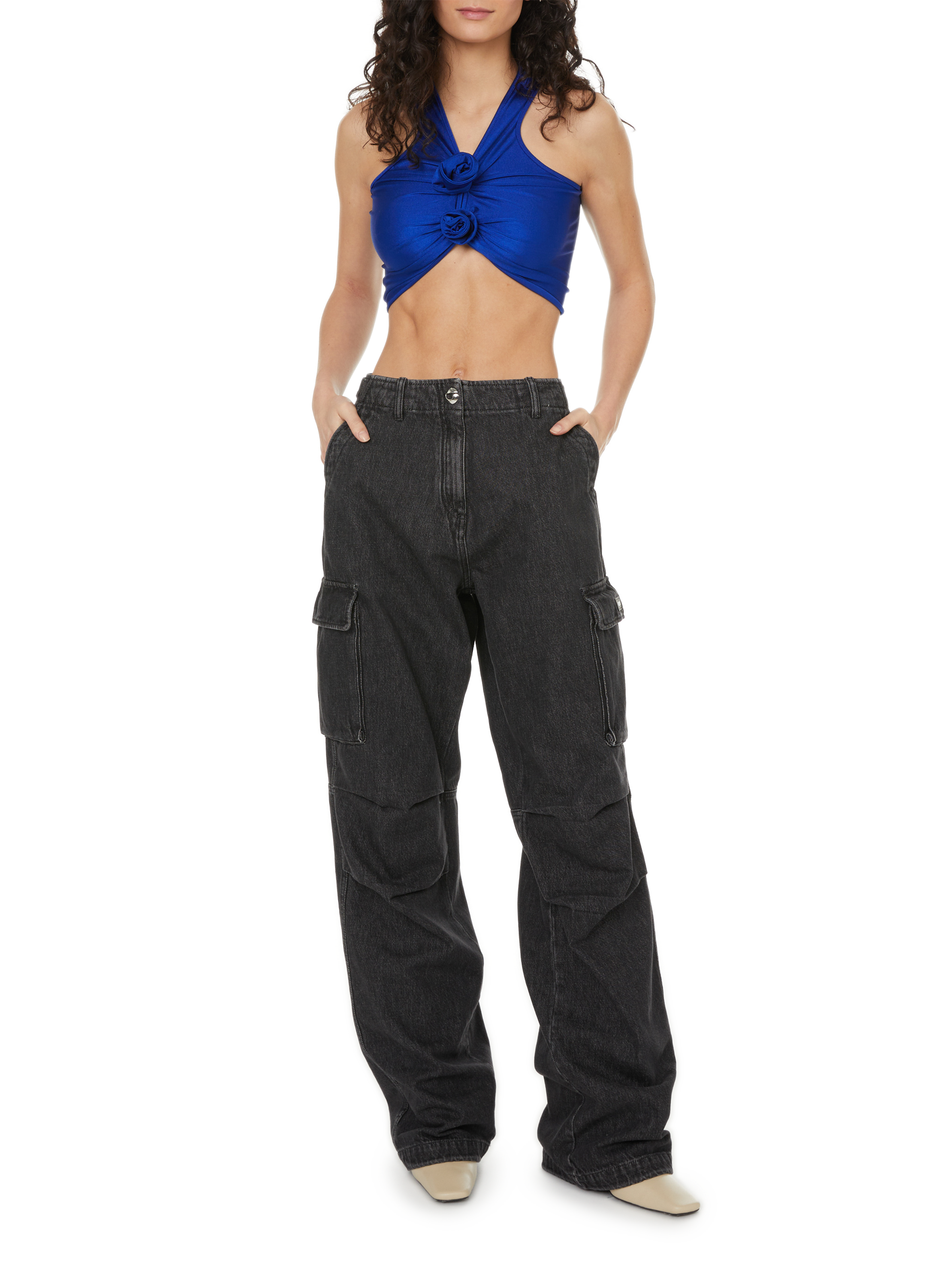 Brass ring JUSTINE CLENQUET Golden