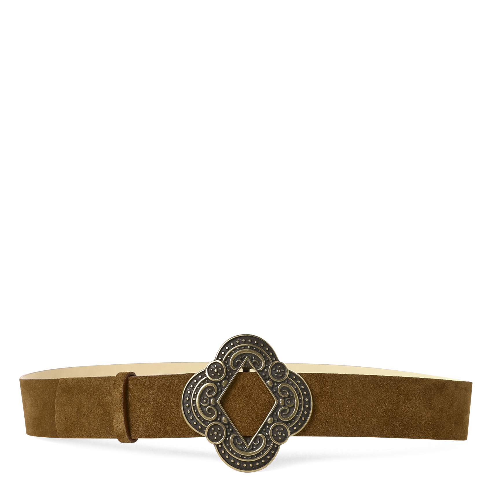 Ceinture en cuir binta BA&SH Marron