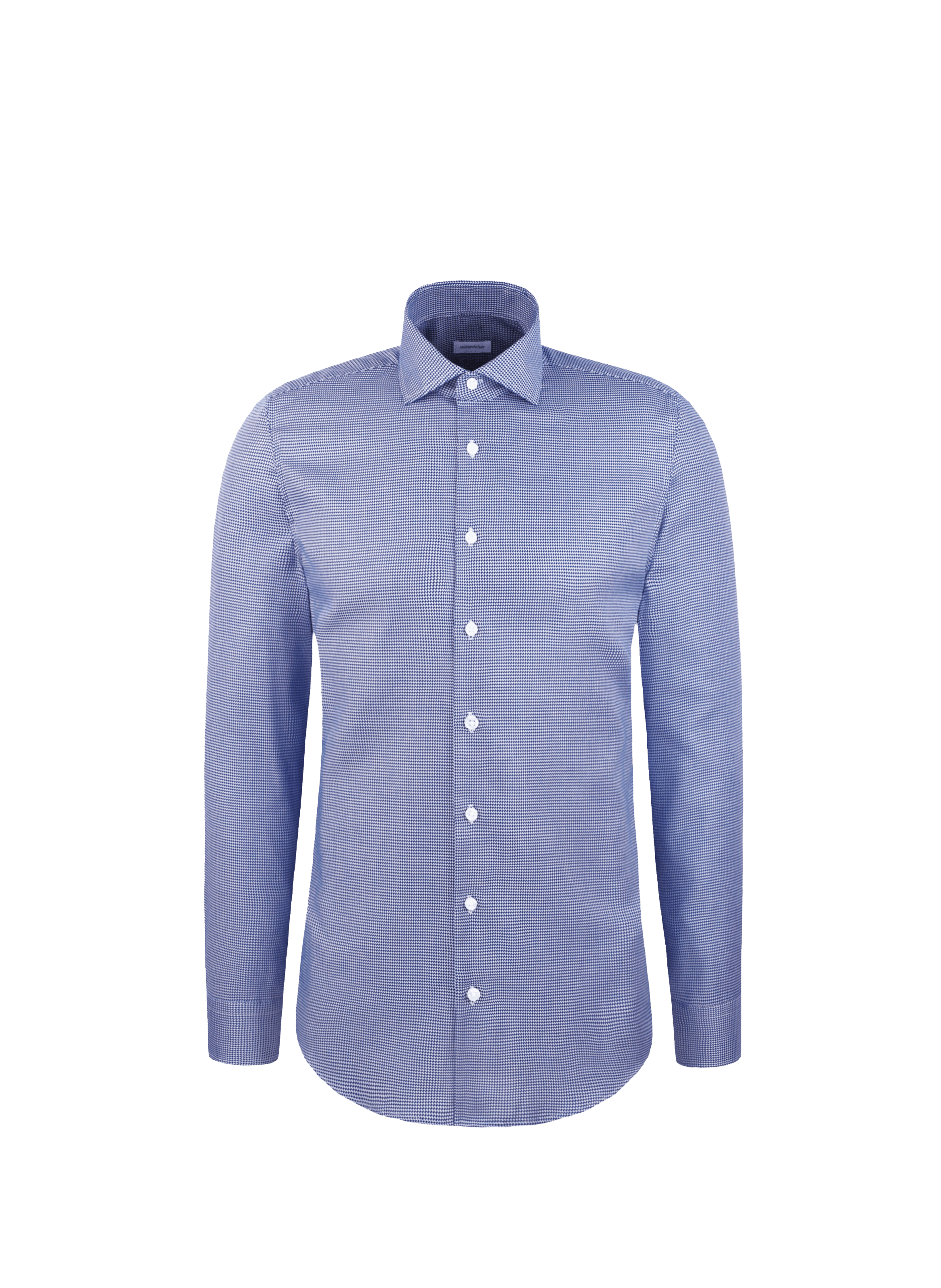 Chemise à motif en coton SEIDENSTICKER Bleu