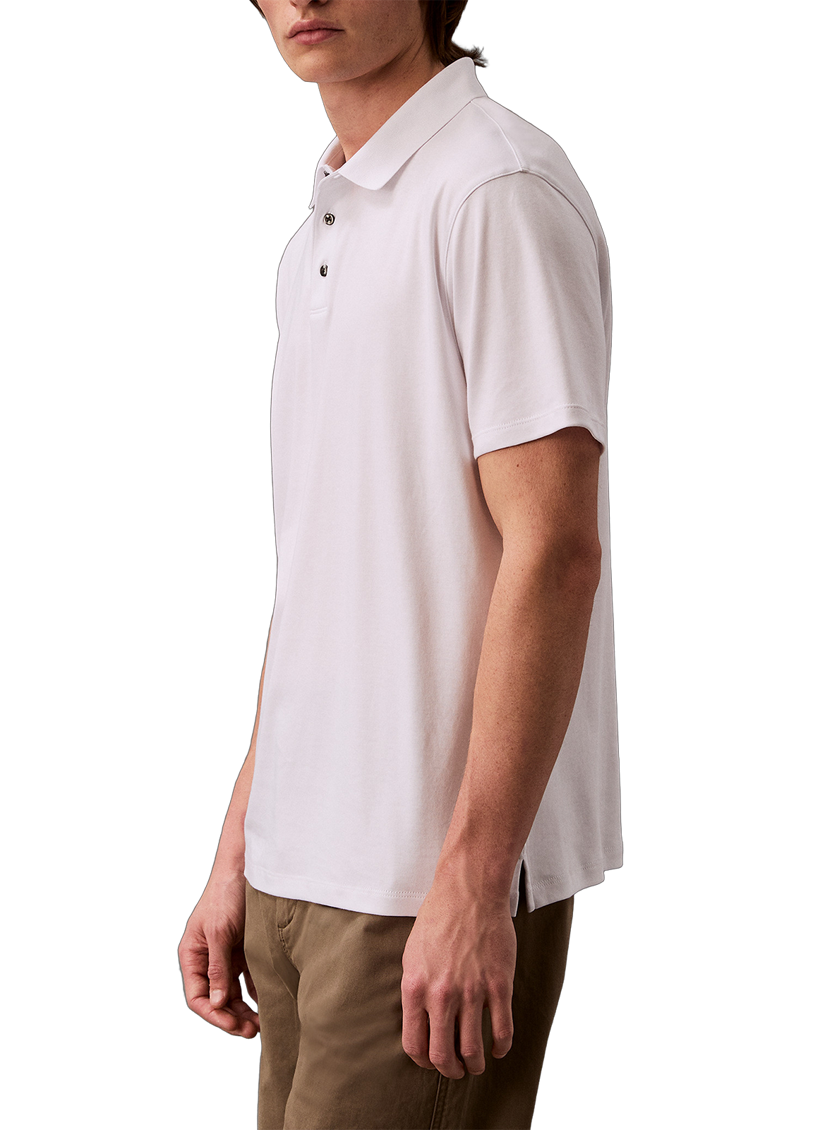 CALVIN KLEIN Polo en coton Blanc