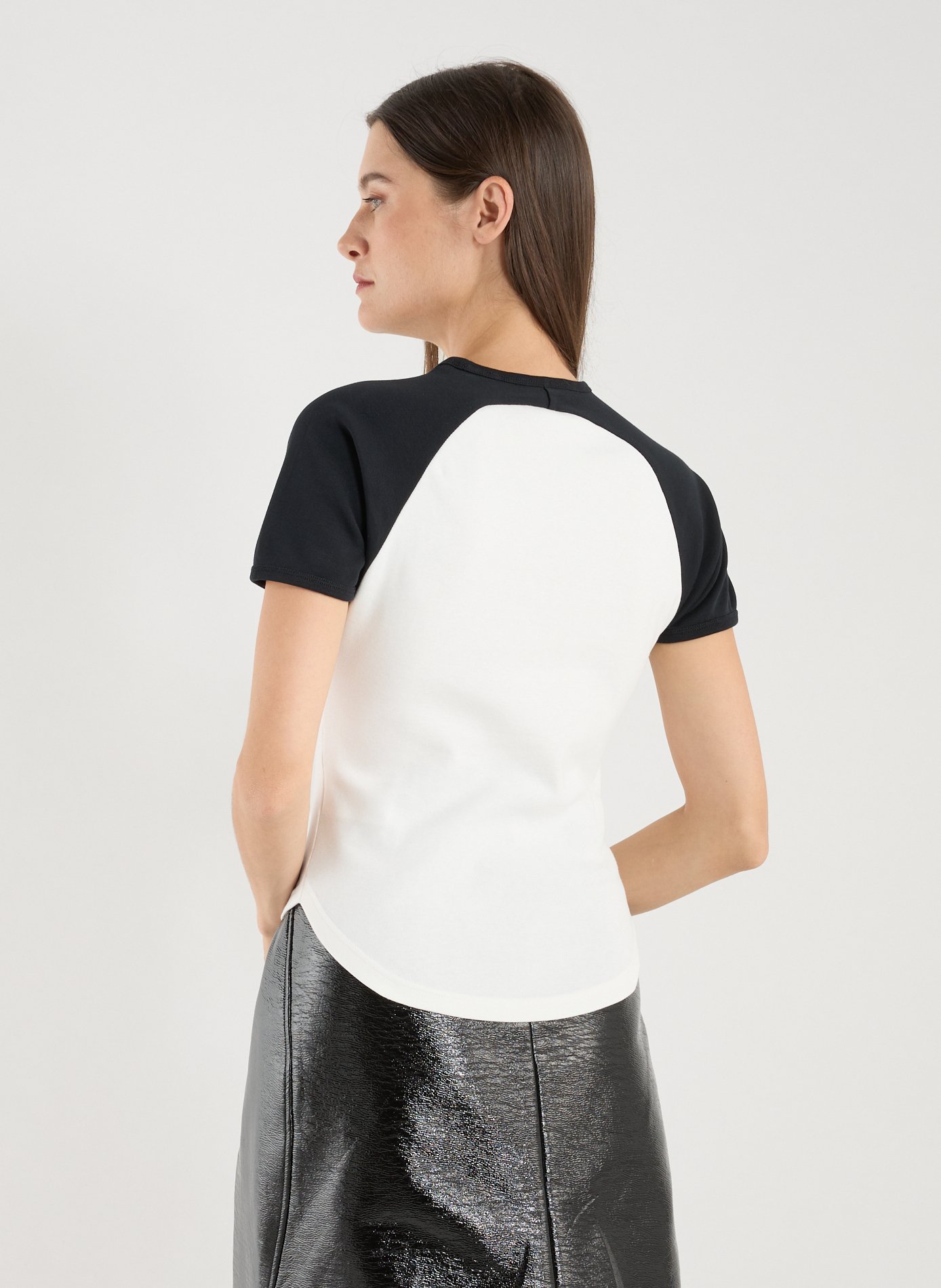 Cotton round-neck T-shirt COURRÈGES Multicolour