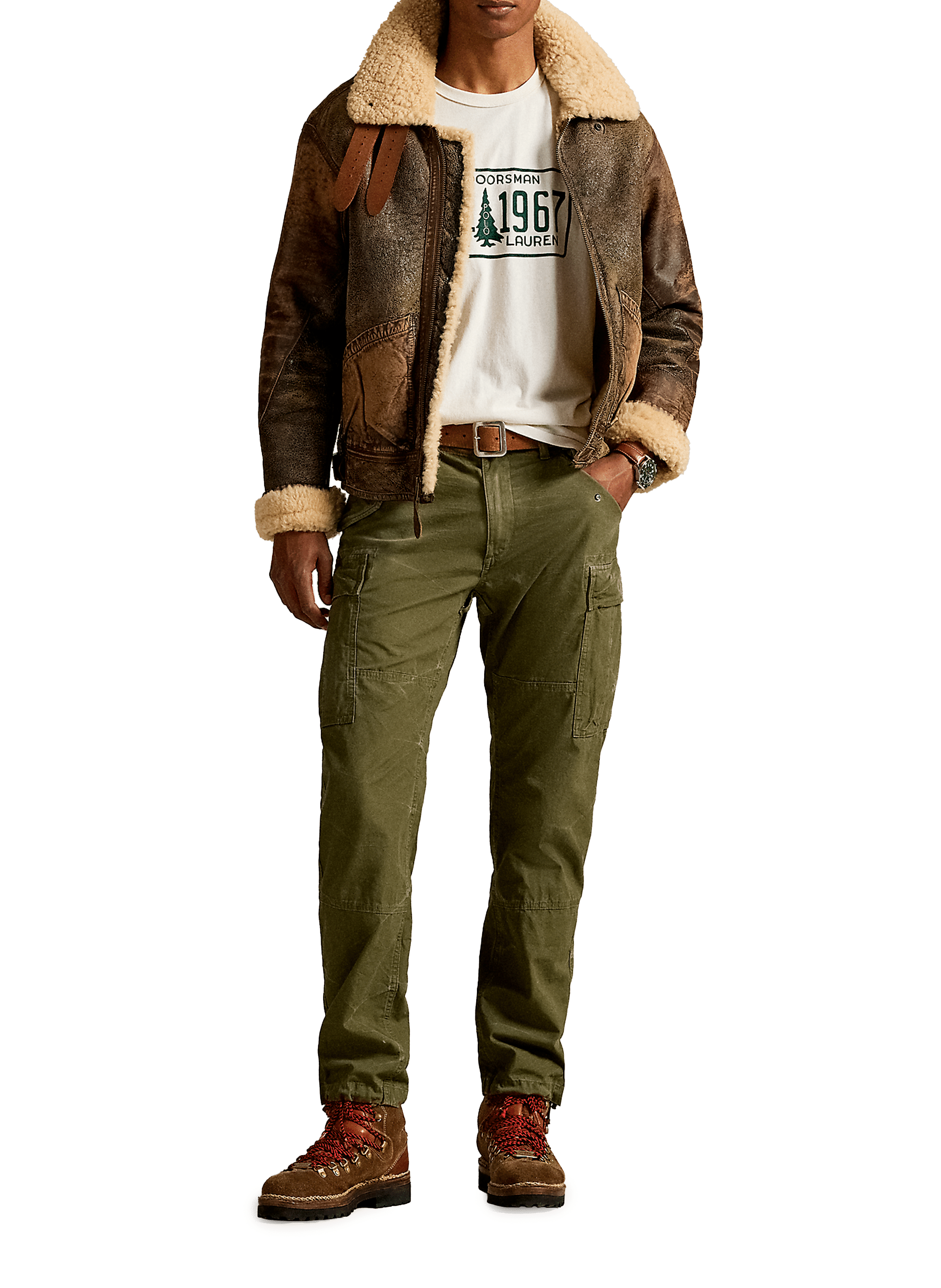 T-shirt à motif en coton POLO RALPH LAUREN Blanc