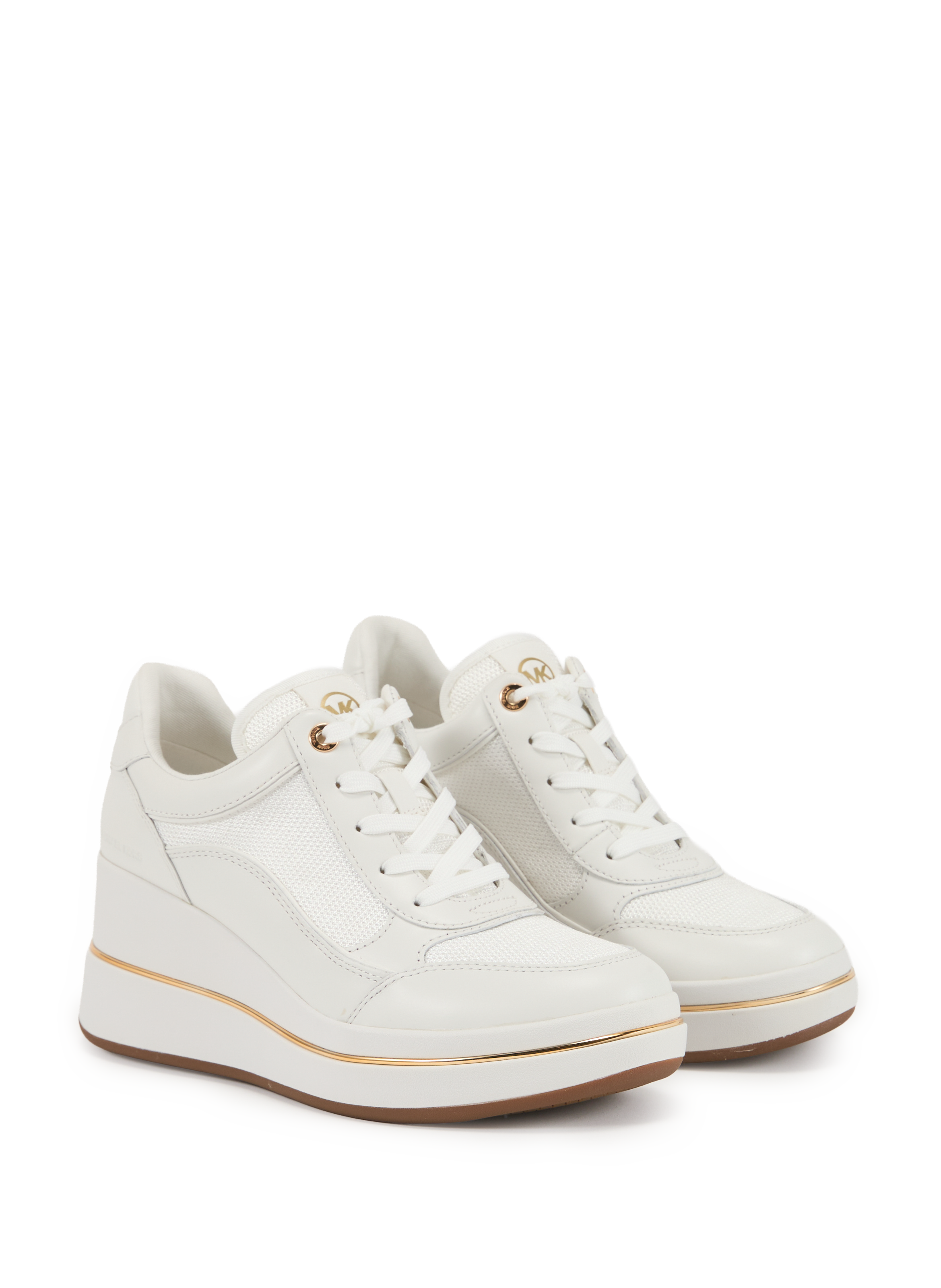 Leather platform sneakers MICHAEL KORS White