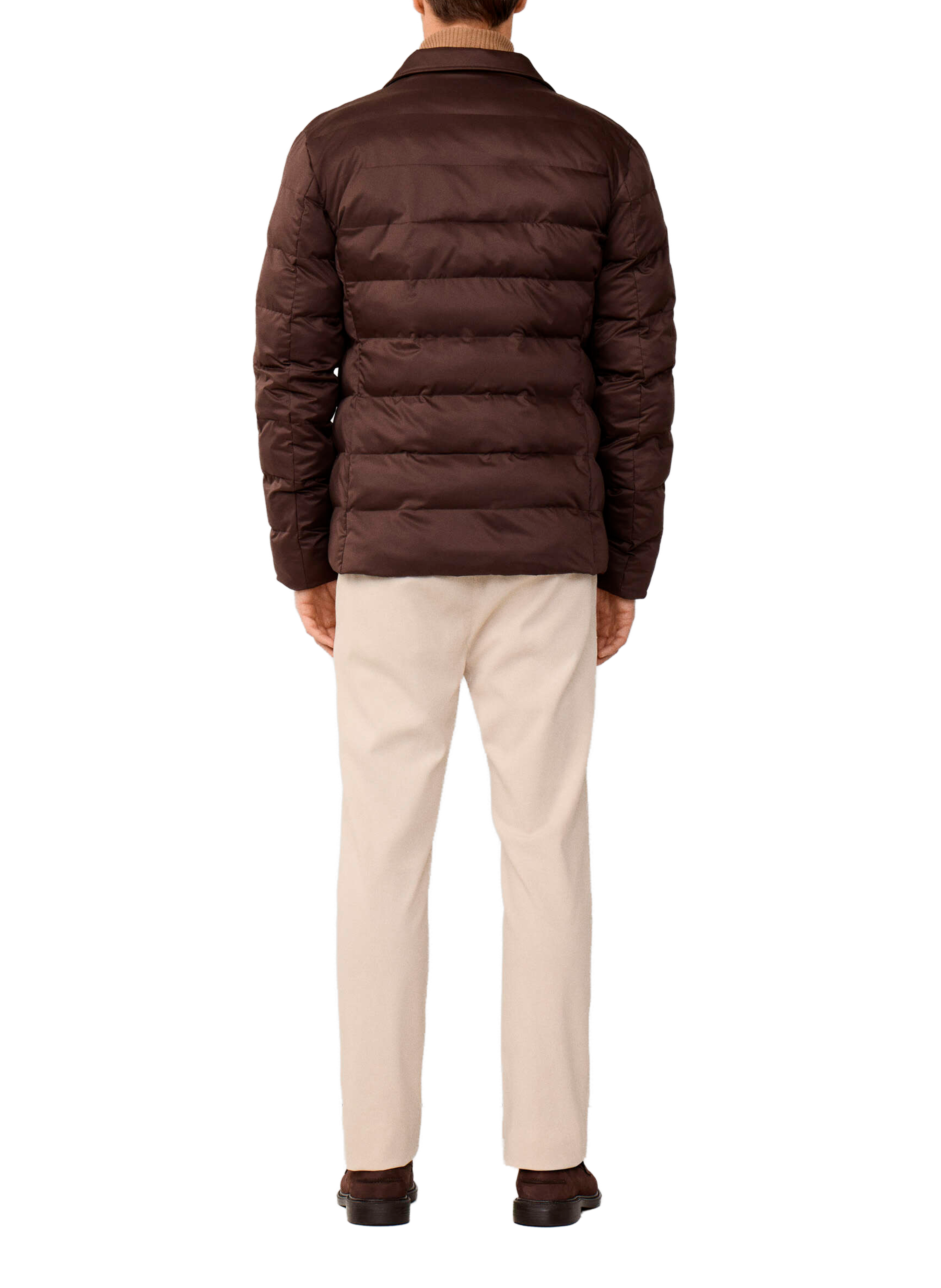 Veste matelassée à poches à rabat FACONNABLE Marron