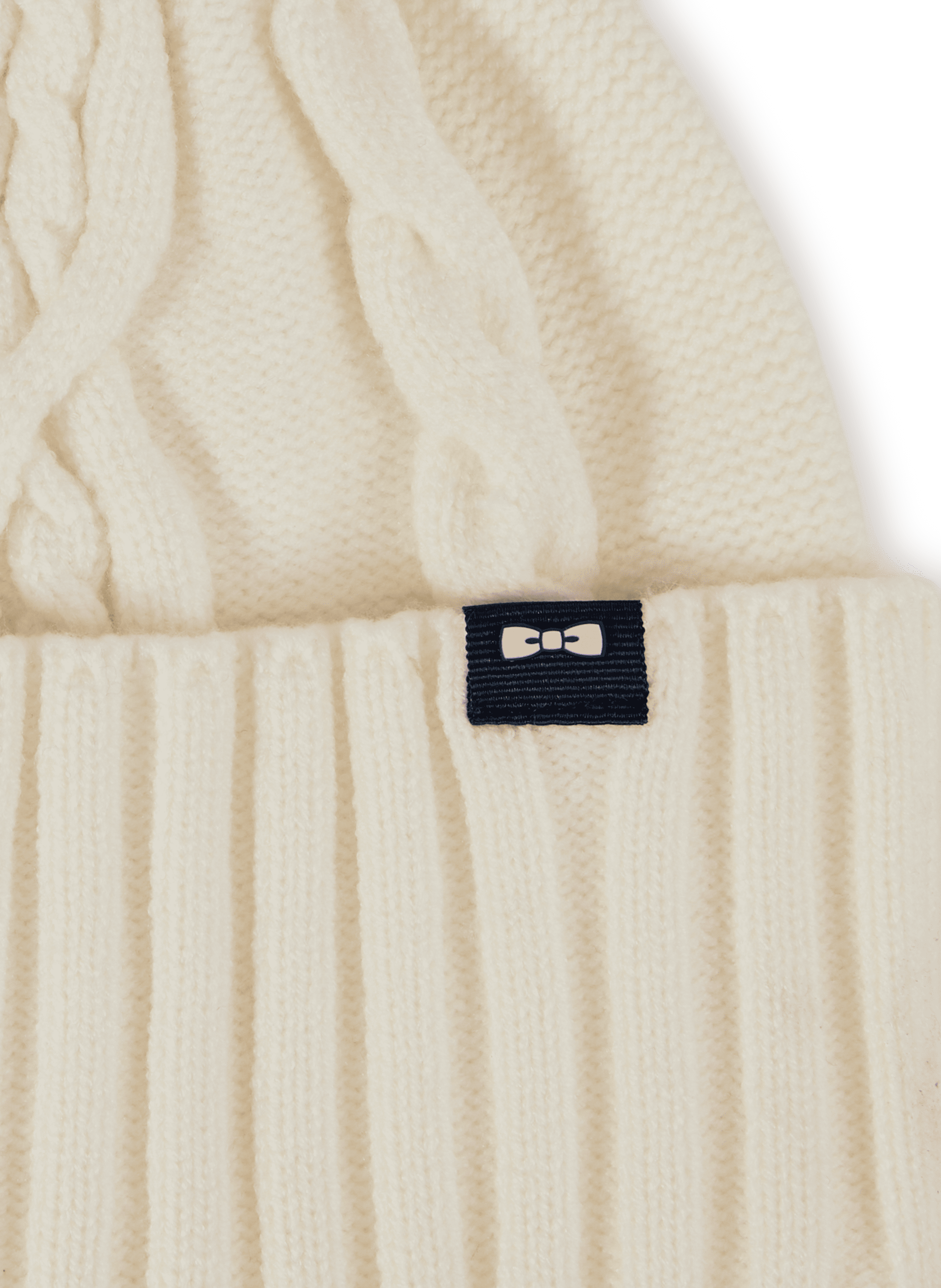 Ribbed beanie hat EDEN PARK Beige