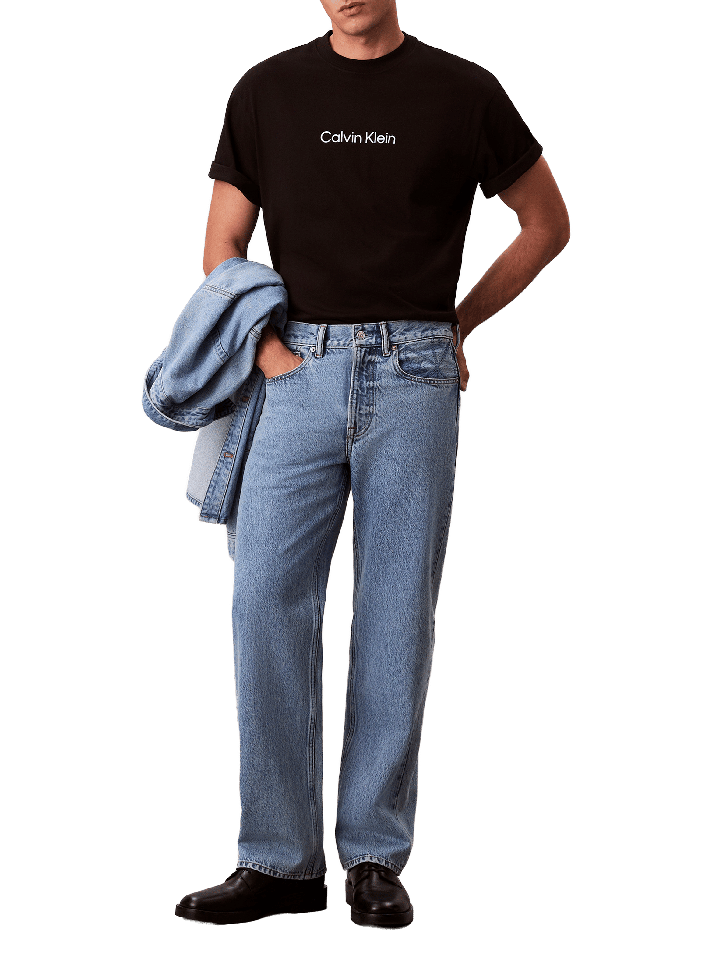 T-shirt en coton CALVIN KLEIN Noir