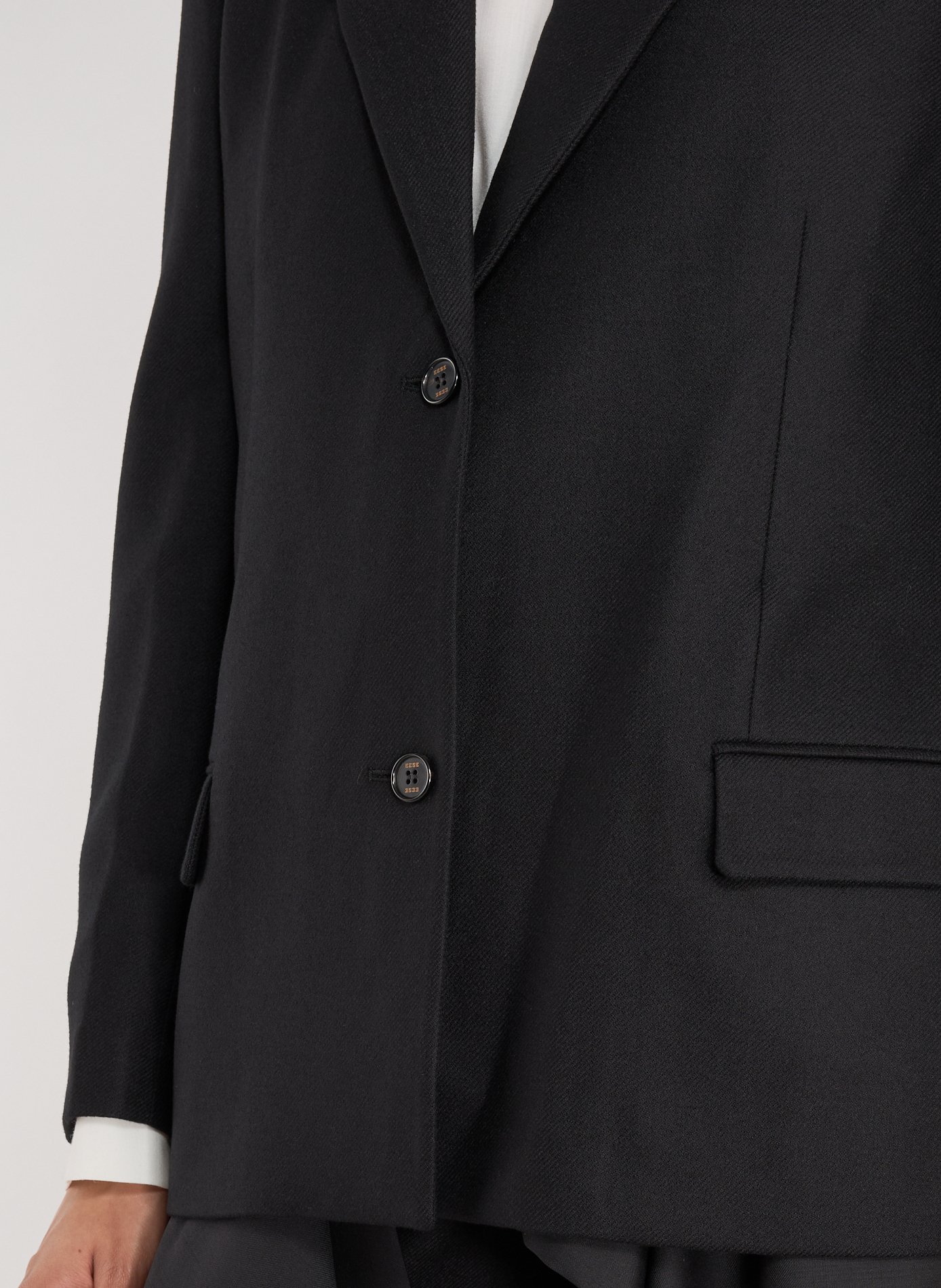 Convertible coat with wool blend skirt EENK Black