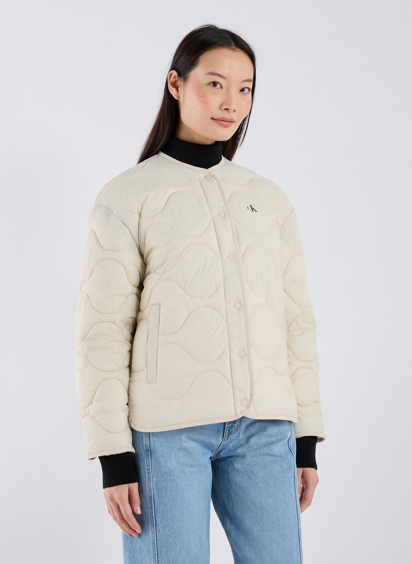 CALVIN KLEIN Veste matelassée Beige