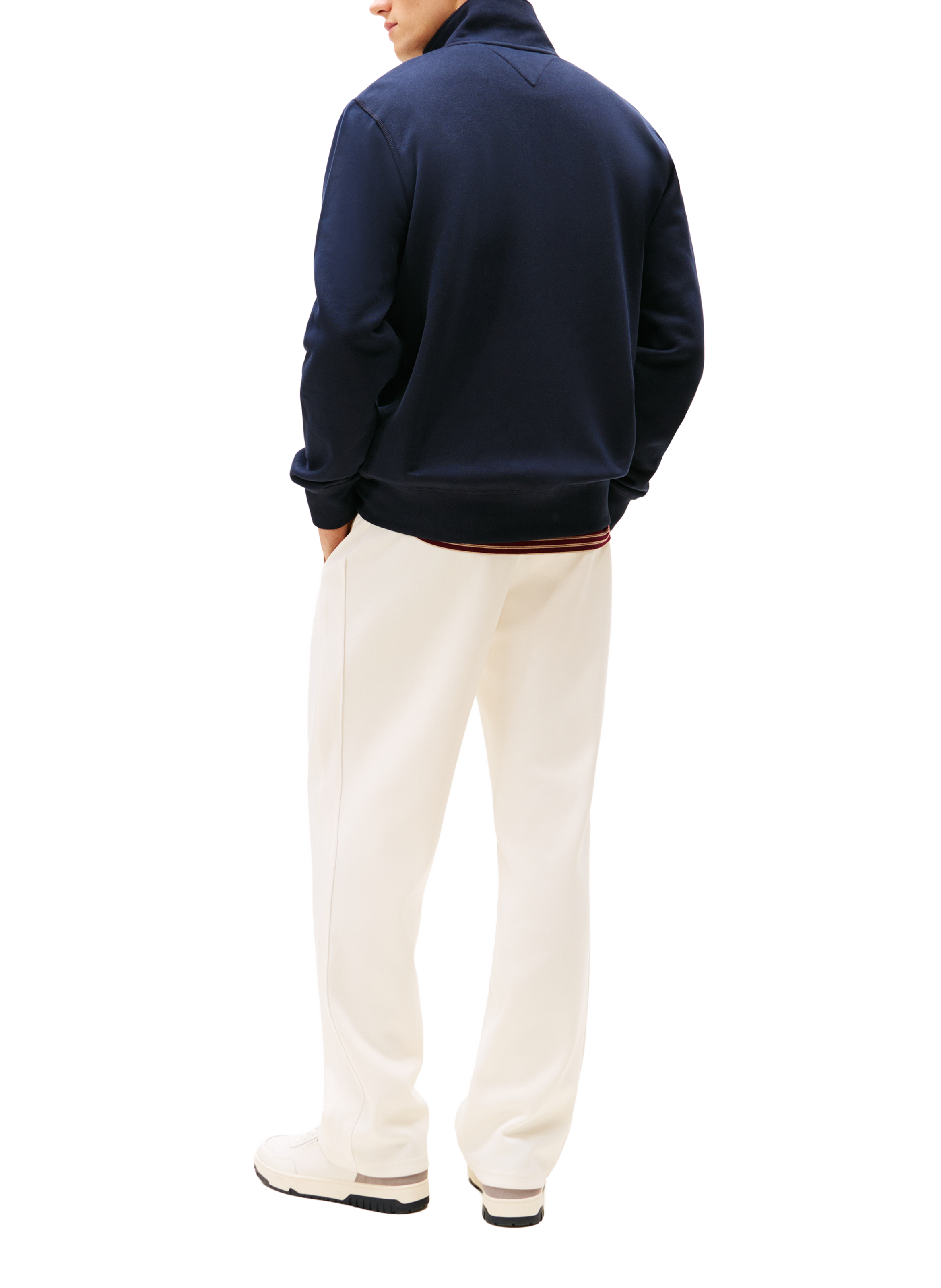 Gilet col montant à fermeture zippée TOMMY HILFIGER Bleu