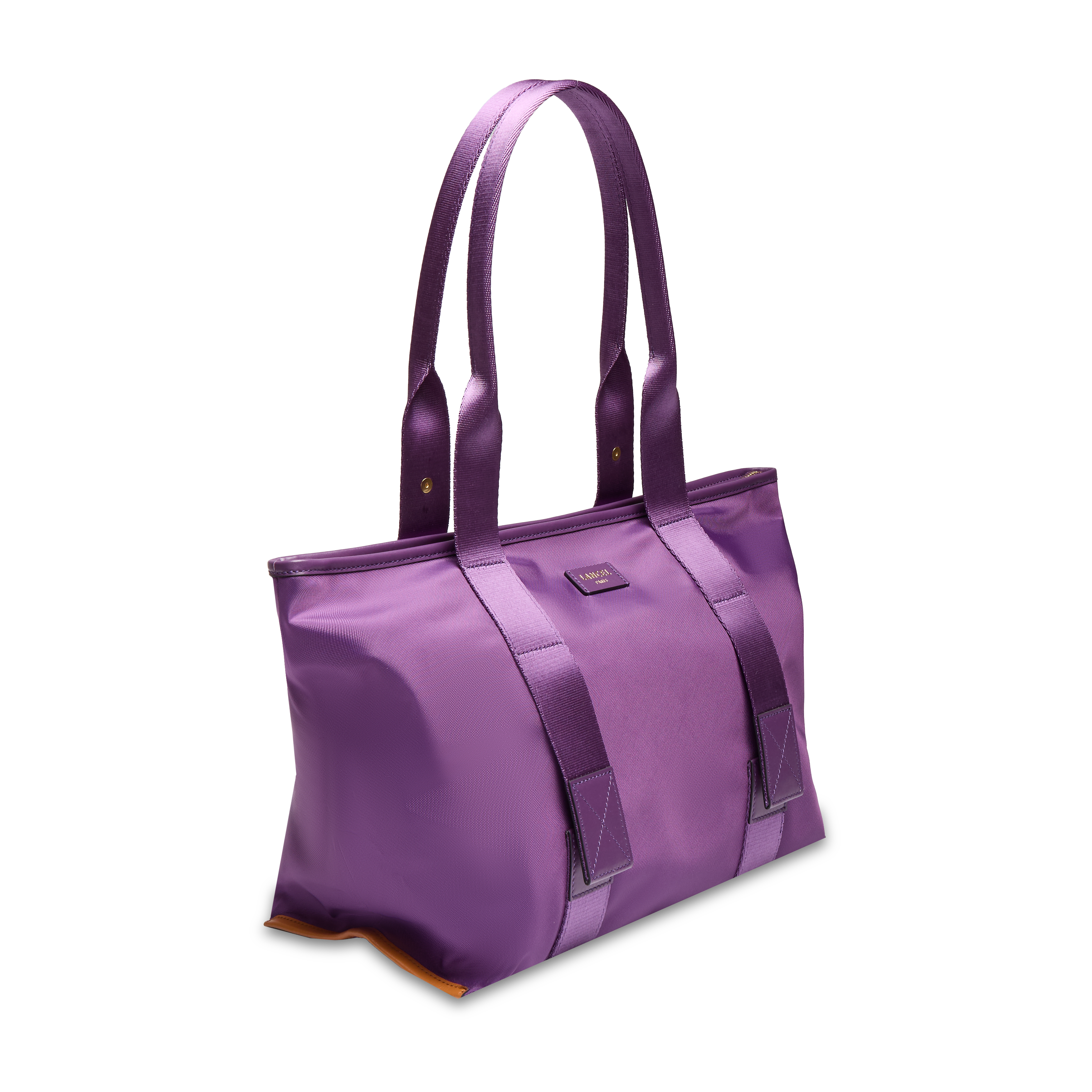 Tote zipped bag mistral rollable medium by lancel in nylon LANCEL Purple