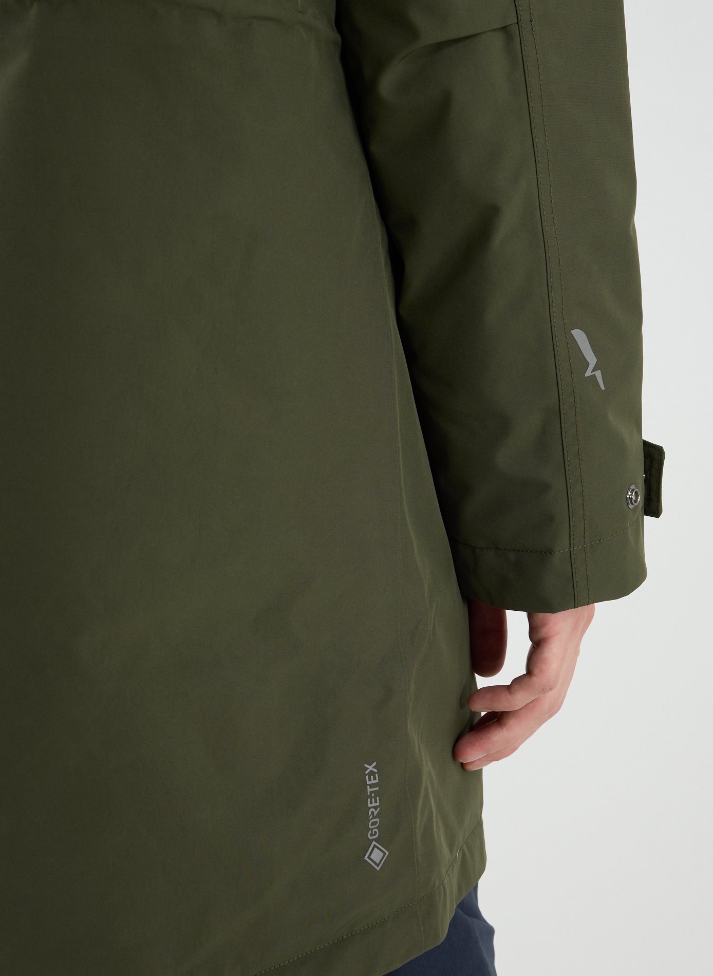 Parka Fishtail Gore-tex matelassée  AIGLE Kaki