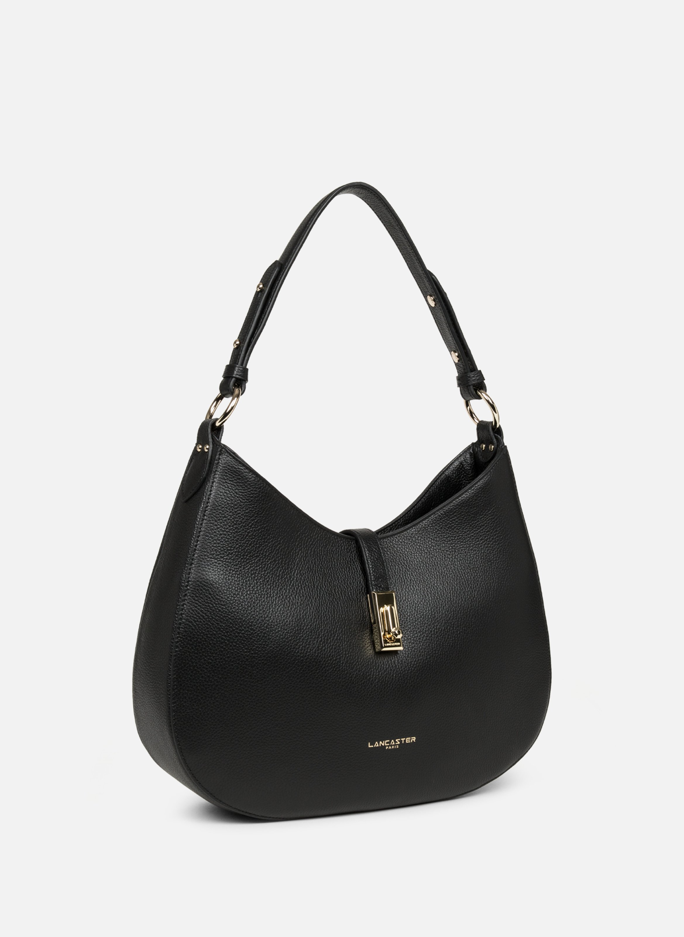 Grand sac besace - milano horizon LANCASTER Noir