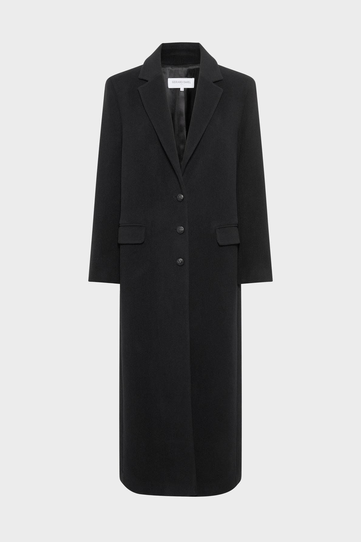 Manteau long et droit - meli GERARD DAREL Noir