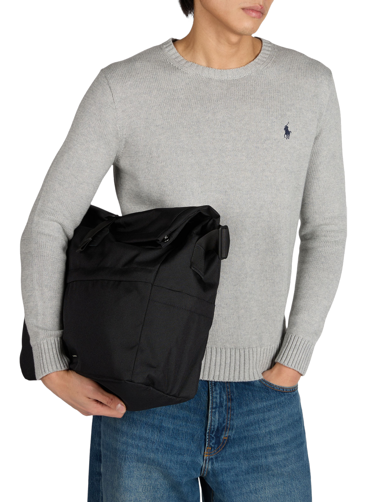 Crossbody Messenger Bag SANDQVIST Black