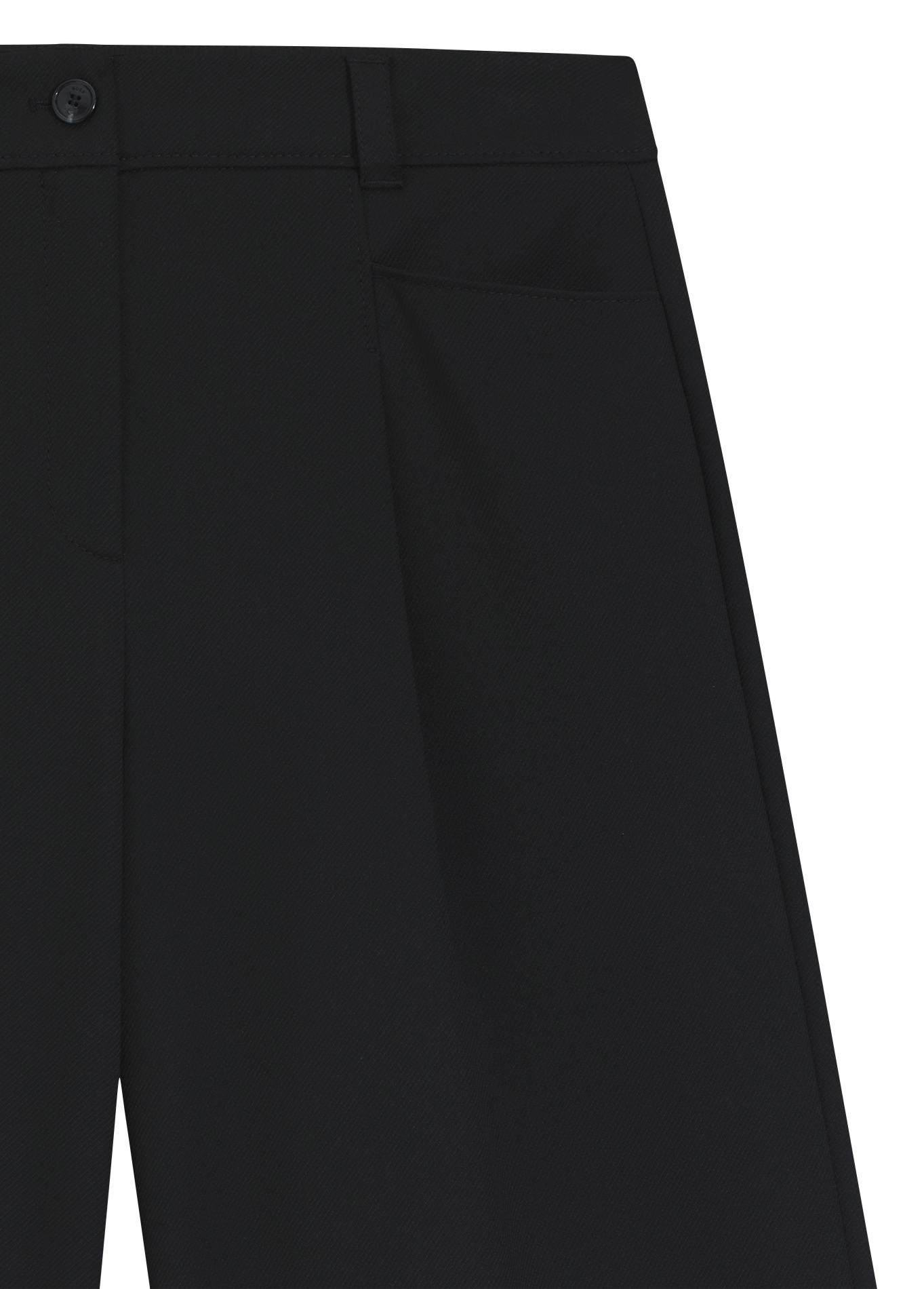 Bermuda droit BOSS Noir