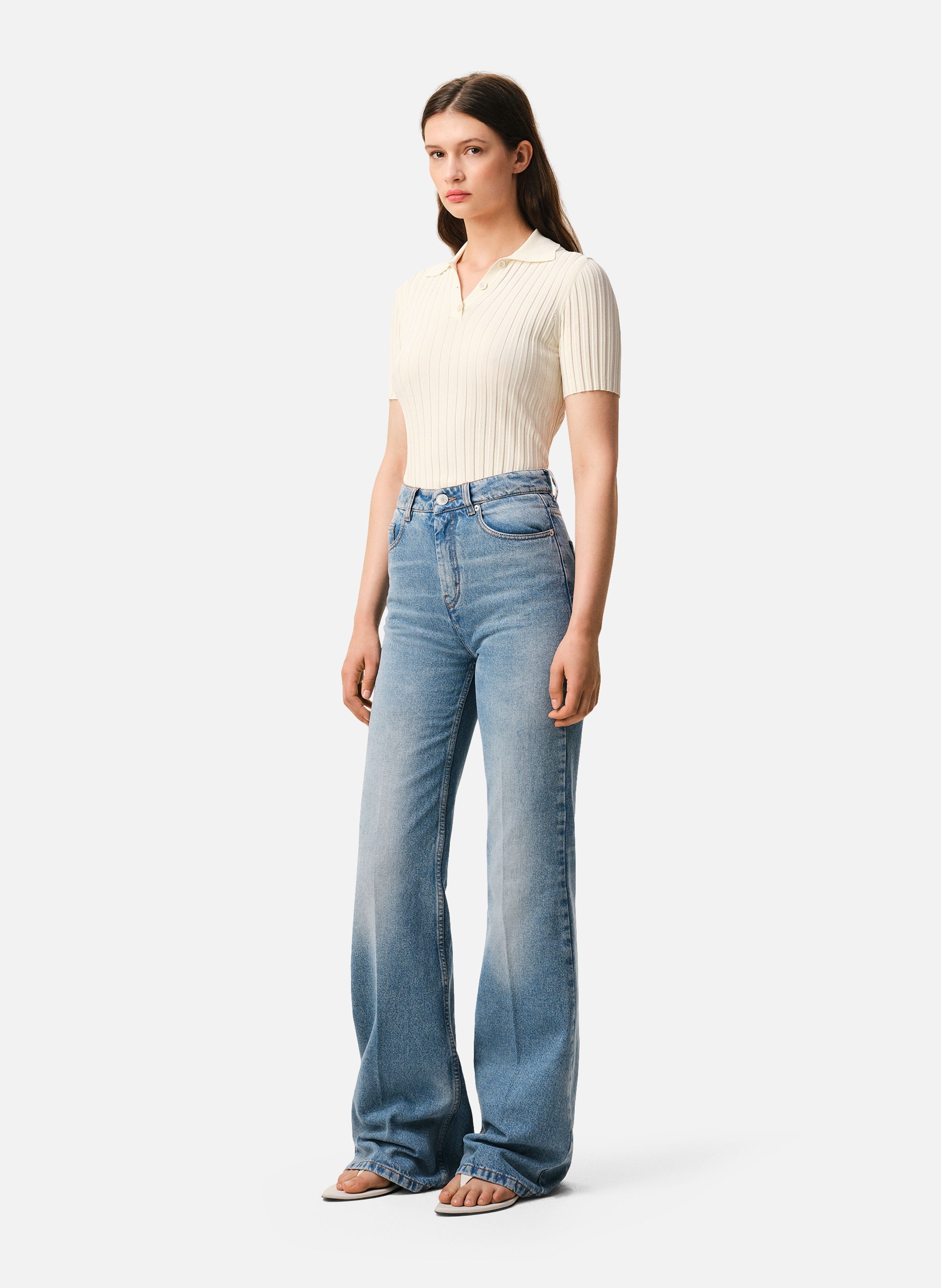 Jean Coupe Flare AMI PARIS Bleu