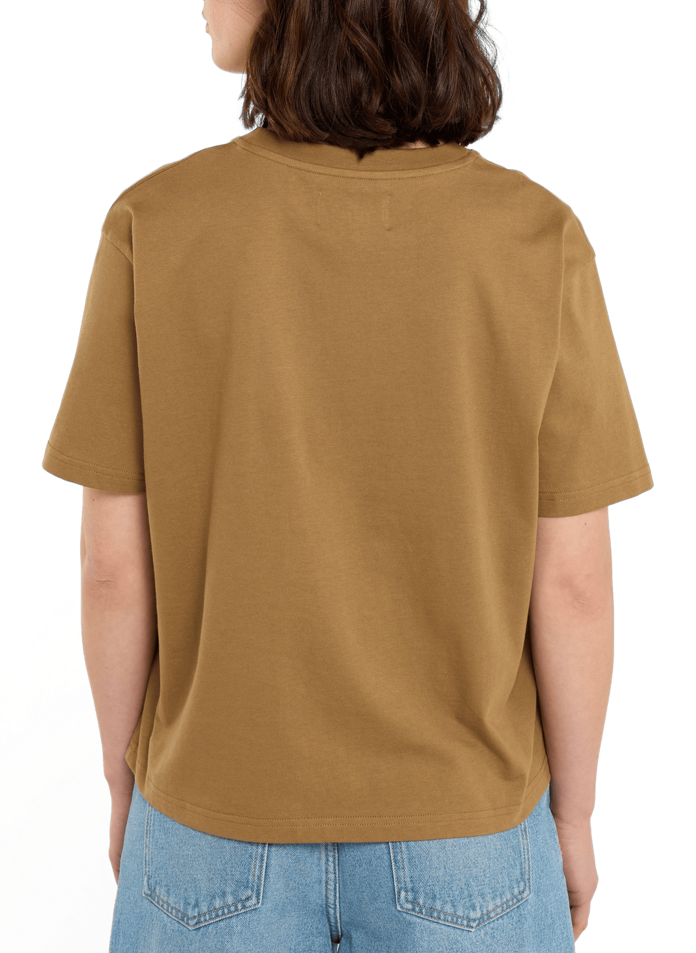 T-shirt Vintaguni en coton SAISON 1865 Marron