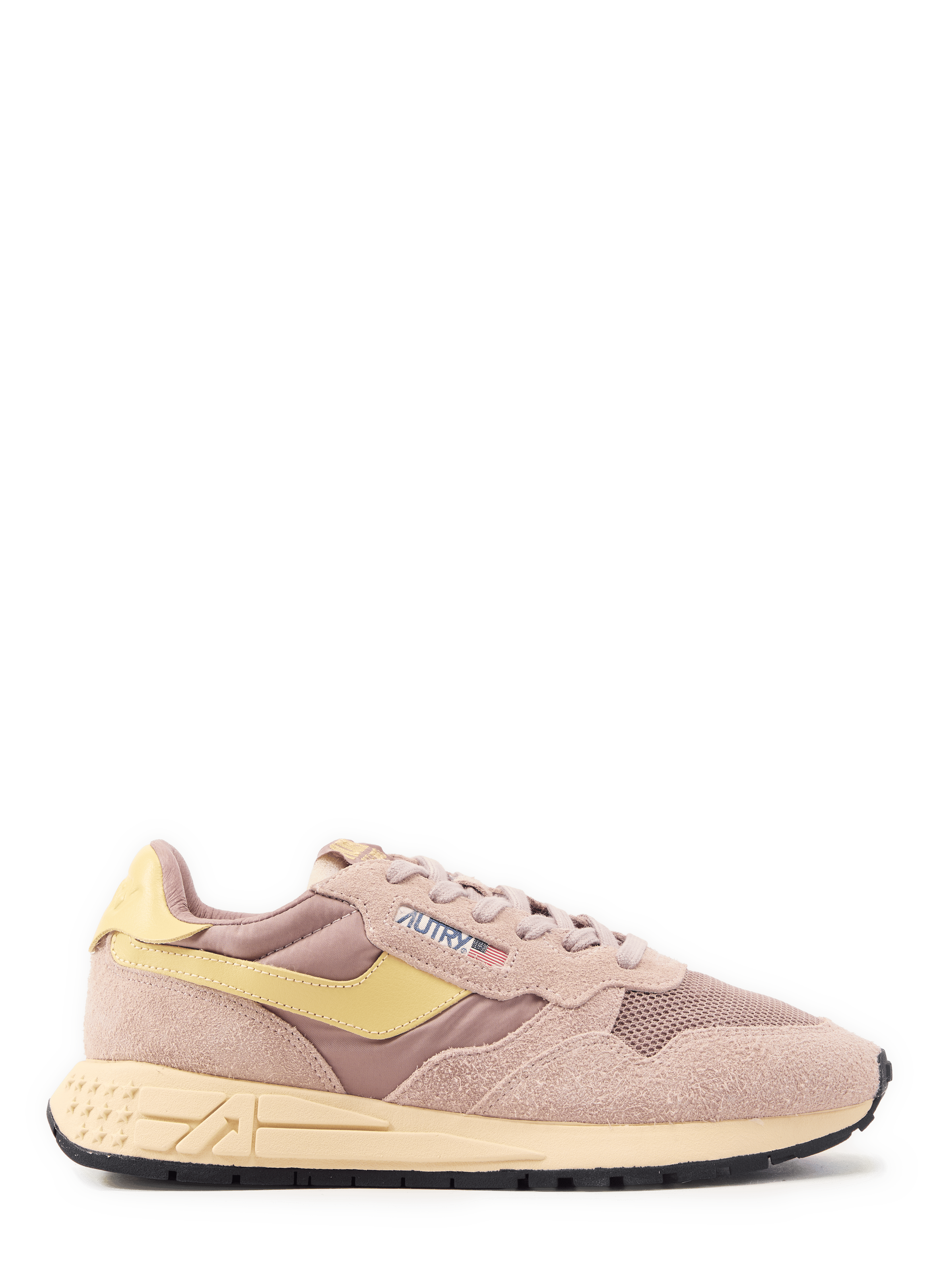 Baskets crantées en cuir mélangé AUTRY Multicolore