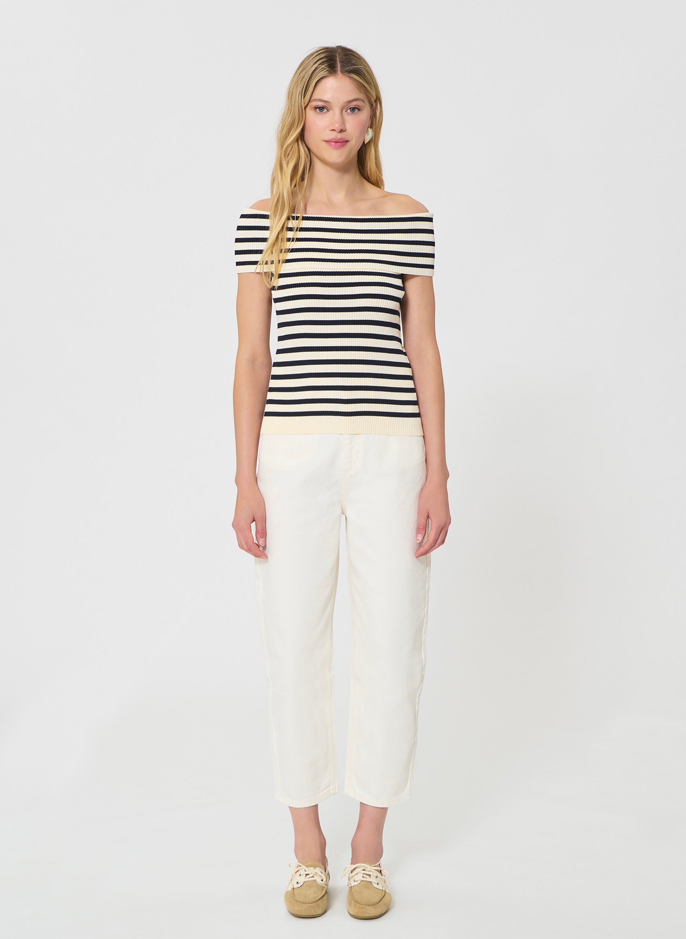 T-shirt twist TARA JARMON Bleu