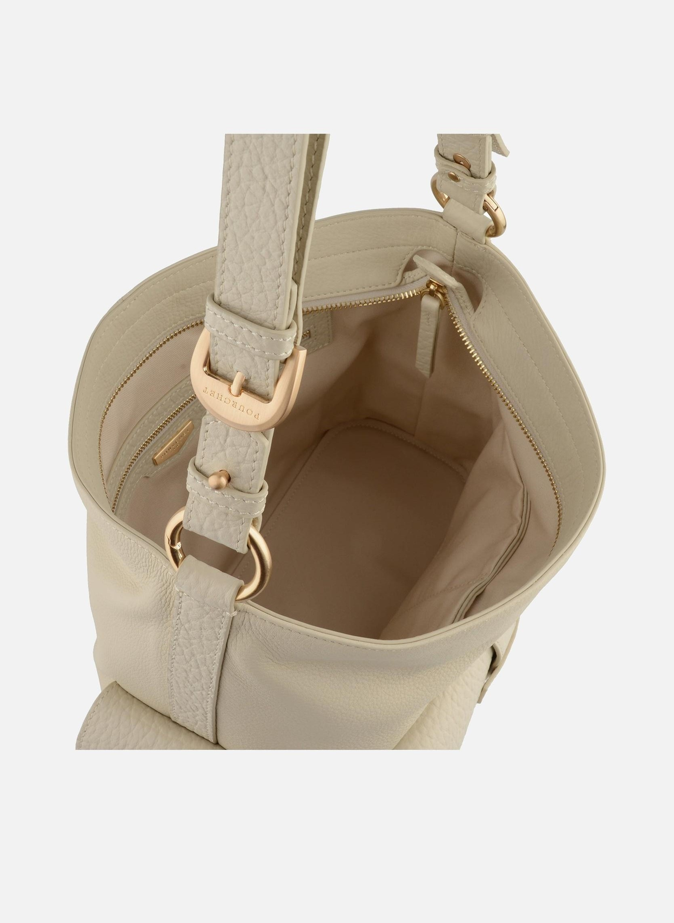 Reporter | sac porté épaule POURCHET Beige