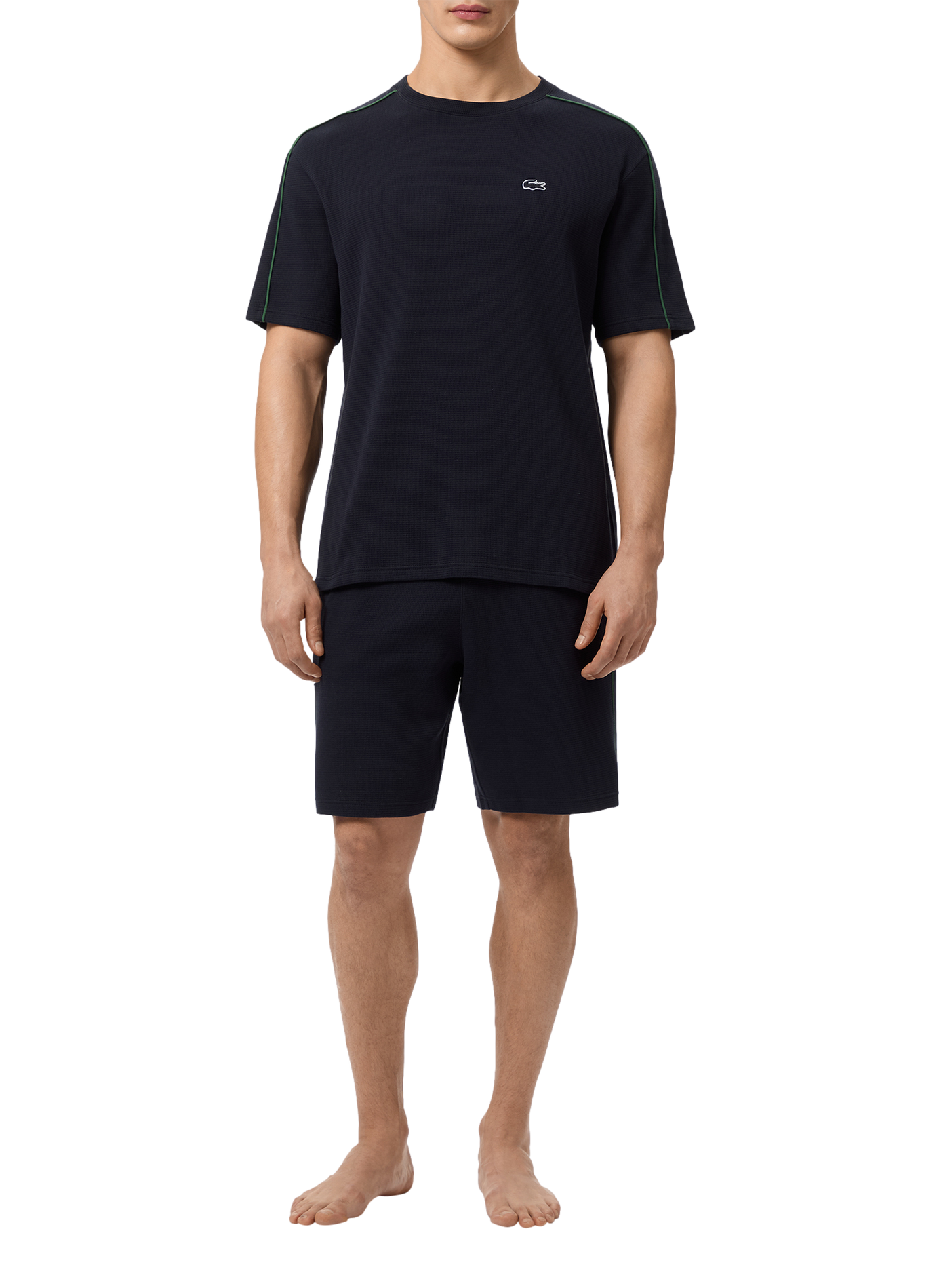 Ensemble de pyjama short en coton LACOSTE Bleu